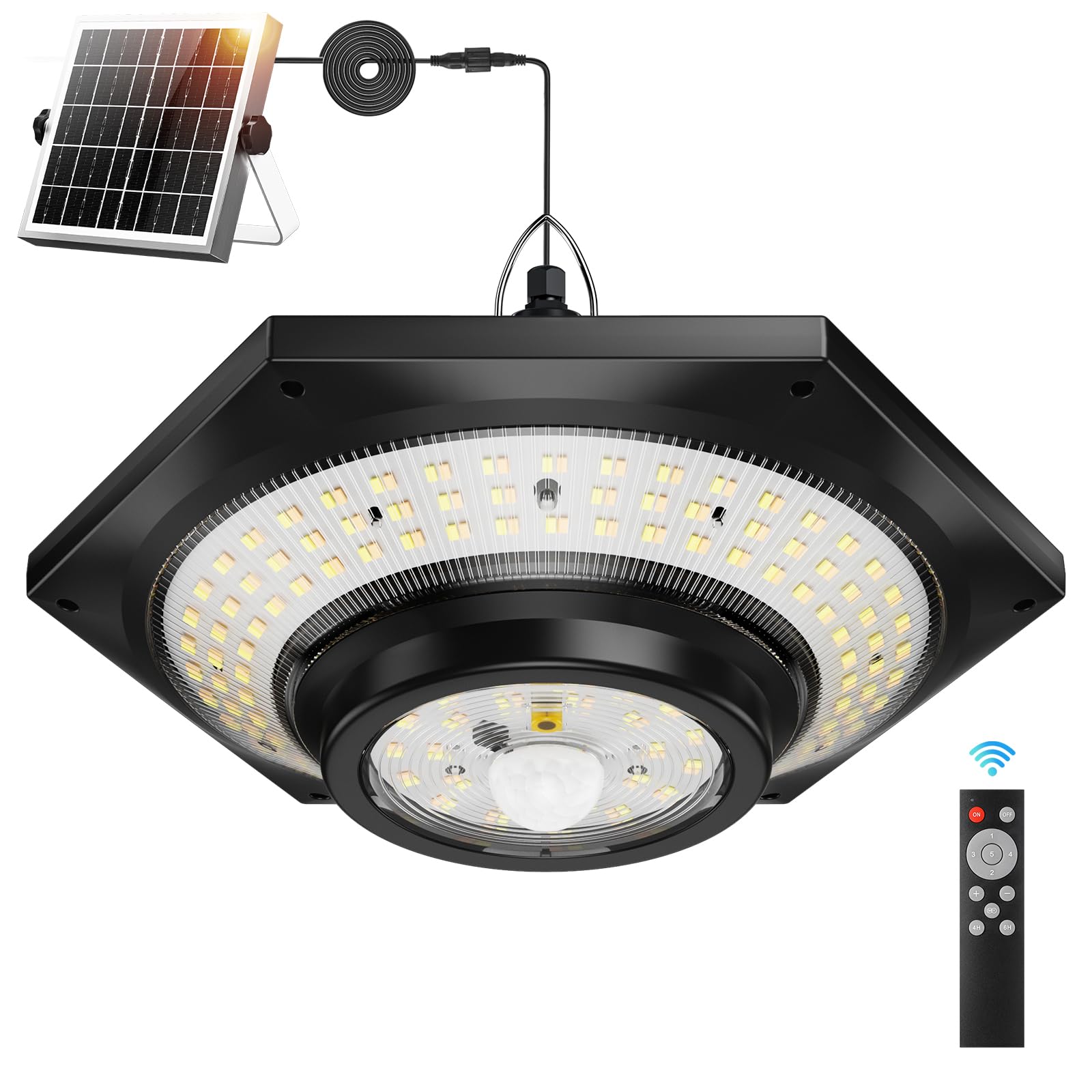 Lampada Solare Interni/Esterni 4000lm 228 LED