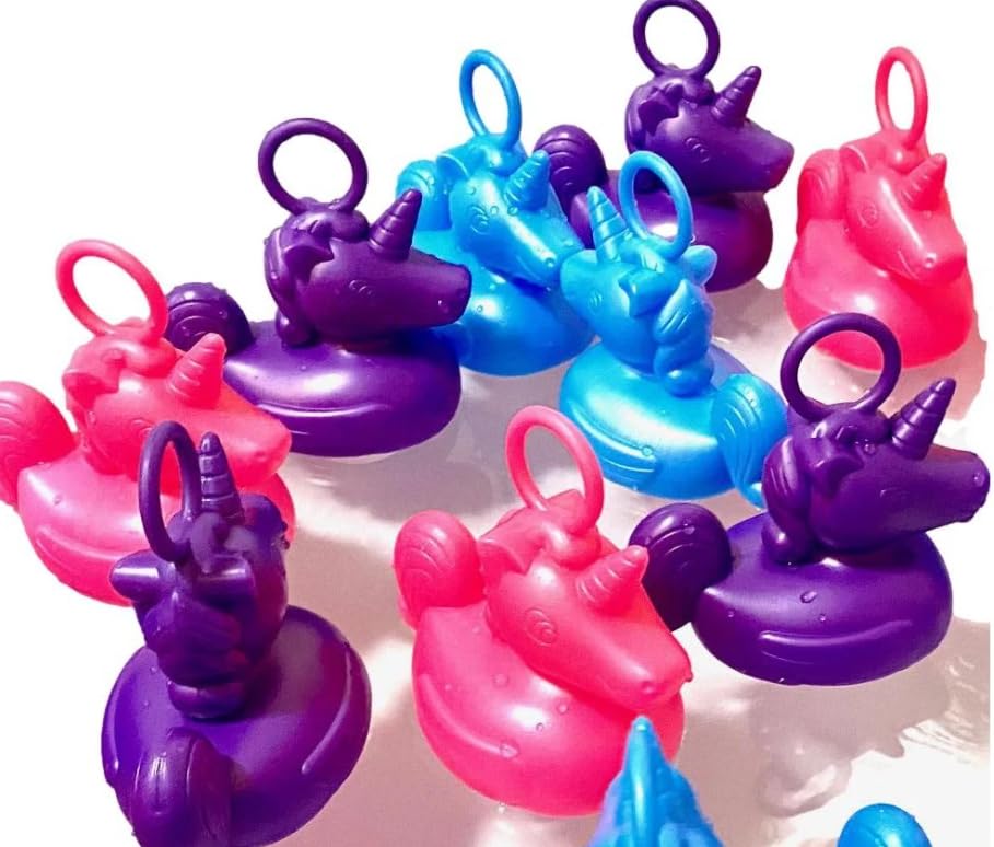 Set di 24 unicorni galleggianti 15 cm per pesca alle anatre