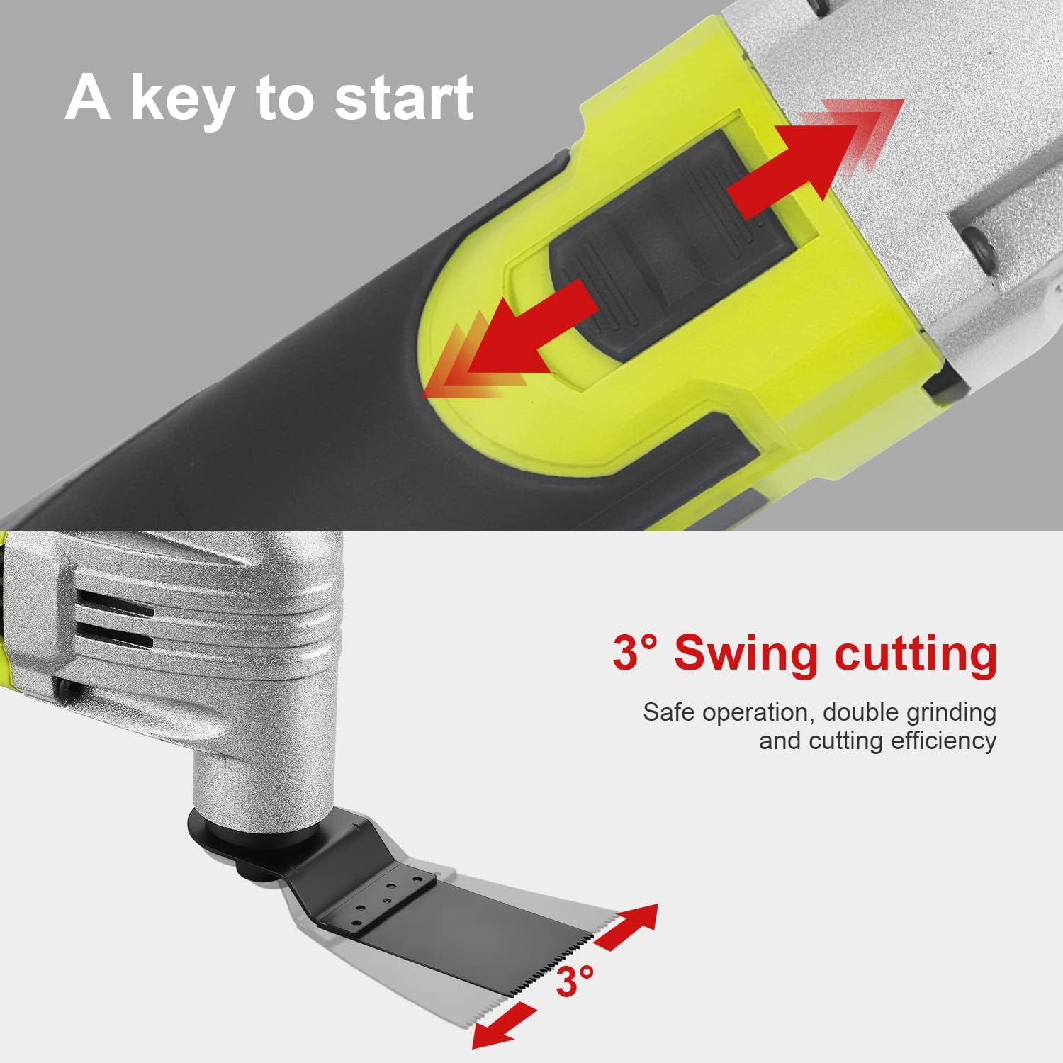 DEWINNER Utensile Multifunzione Oscillante 300W - immagine 4