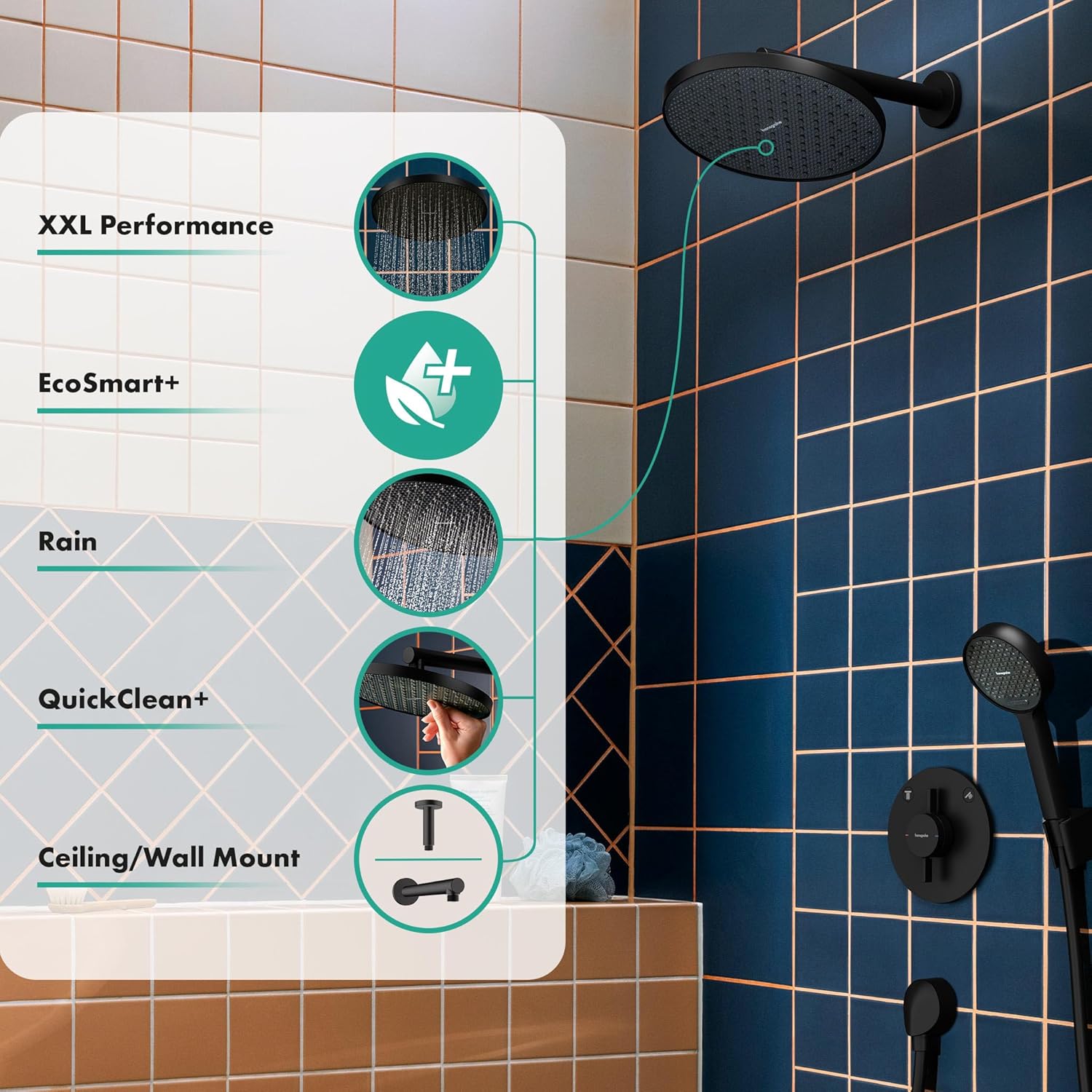 Hansgrohe Activera S 28057670 - Soffione Doccia 240mm - immagine 2