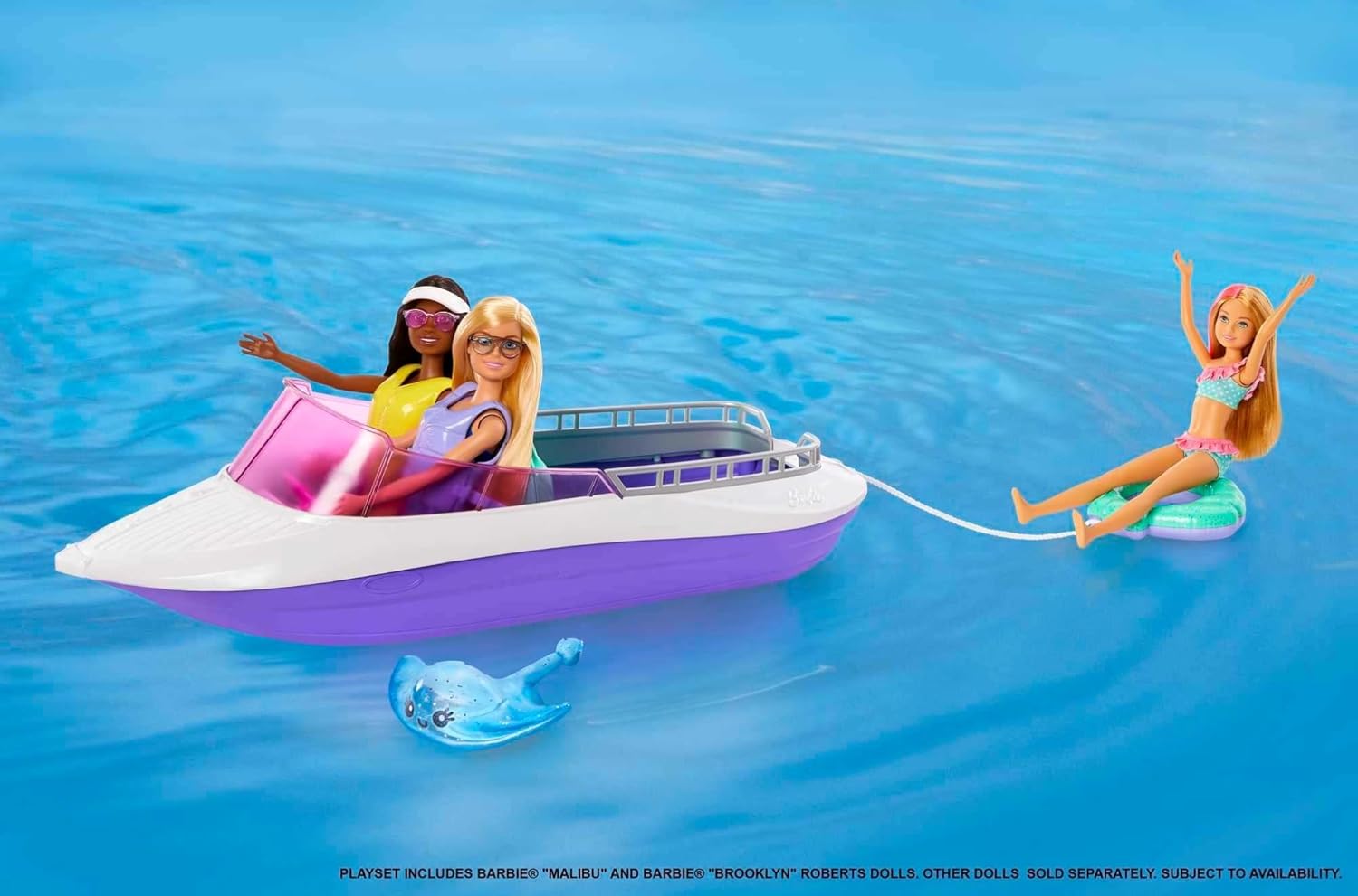 Barbie - Playset Sirene con 2 Bambole e Barca 46+ cm - immagine 2