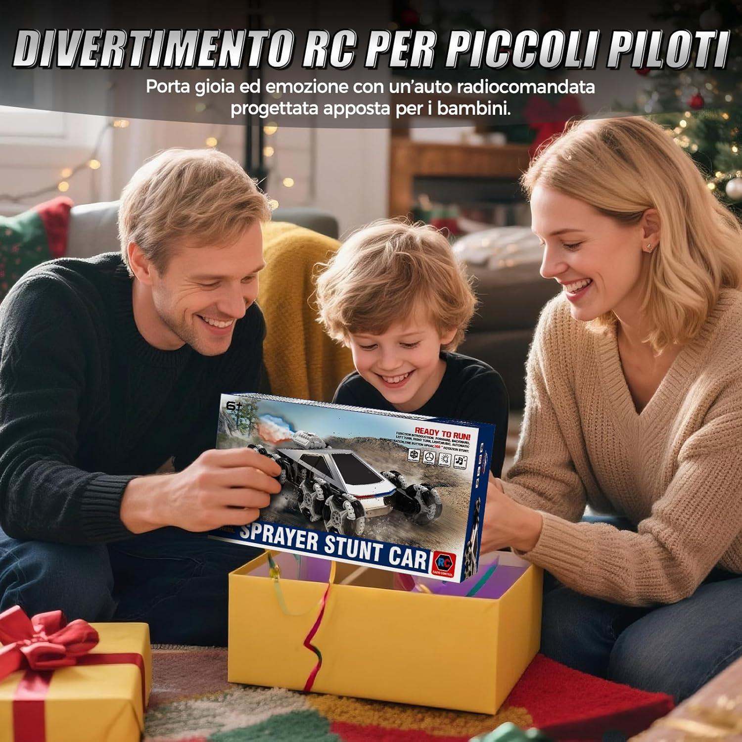 Macchina Telecomandata RC 8 Ruote Acrobatica - immagine 8