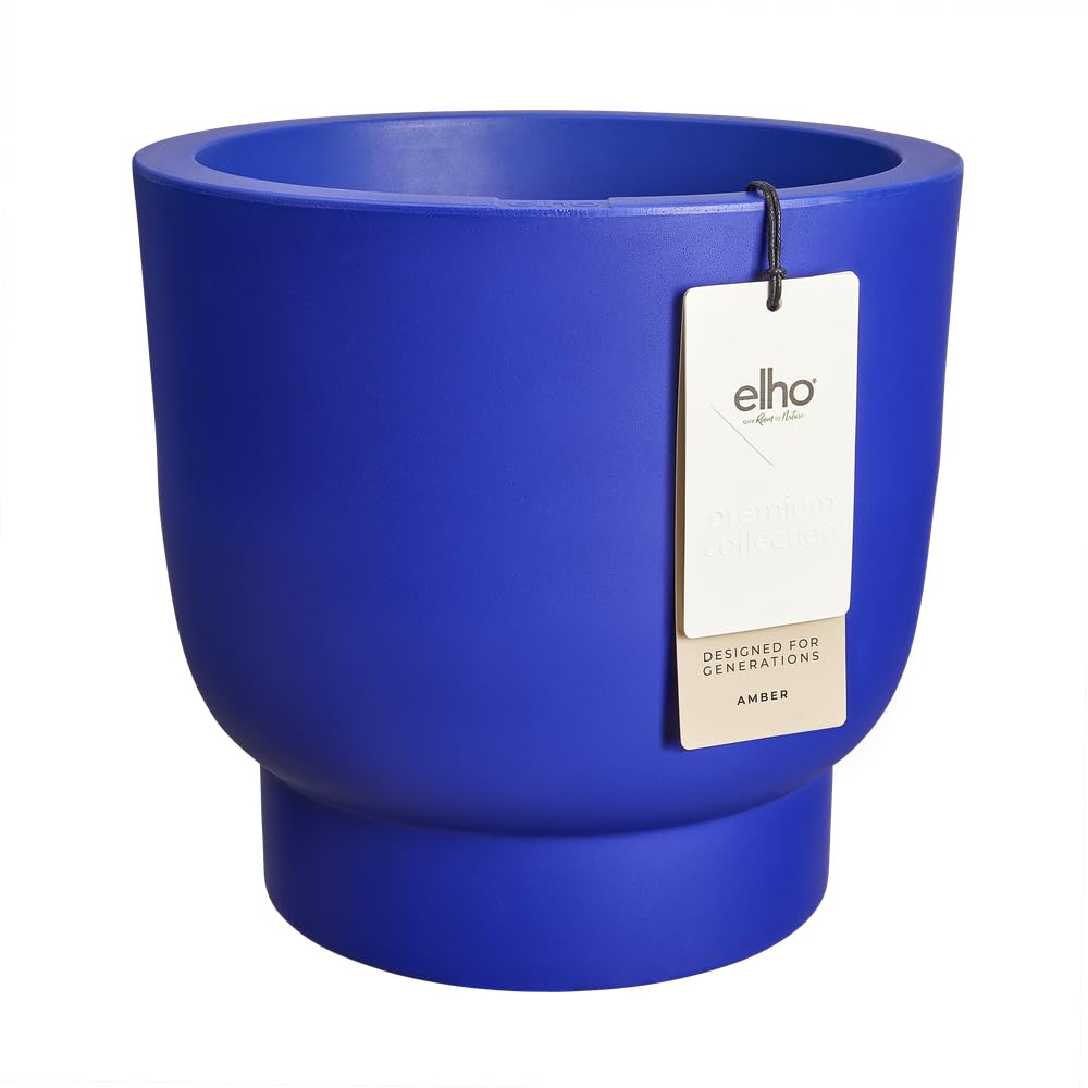 elho Amber Grail 47 - Vaso per Piante Ø 47cm, Blu