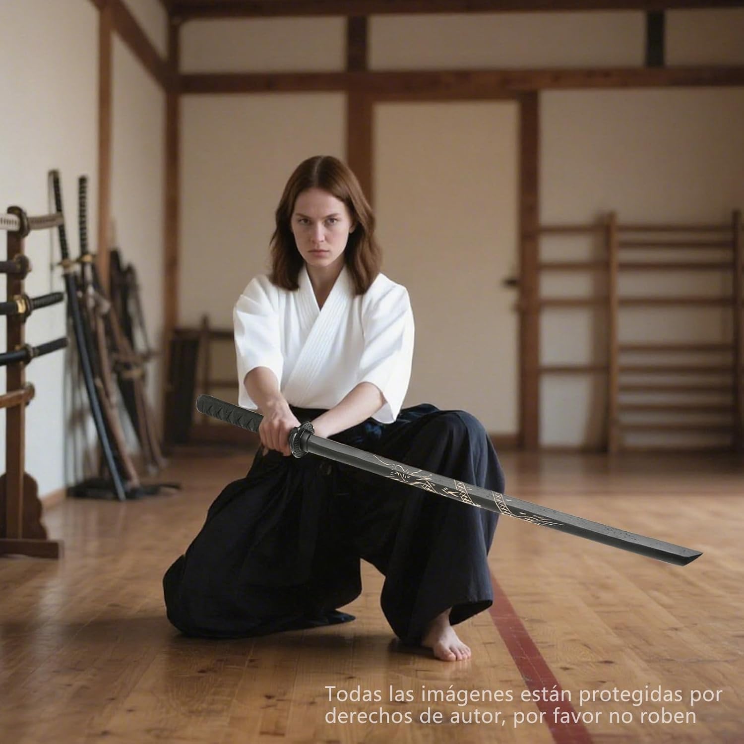 Katana Spada in Legno - Bokken Kendo Allenamento - immagine 3