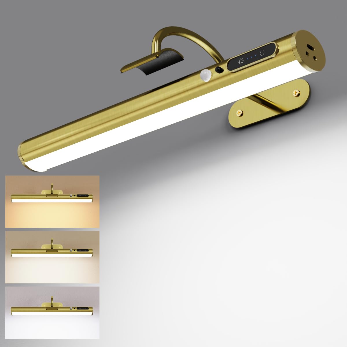 Lampada da Parete Ricaricabile con Sensore di Movimento