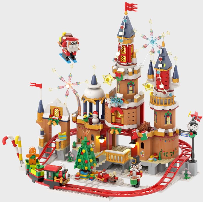 CUBIMANA Kit montagne russe di Natale