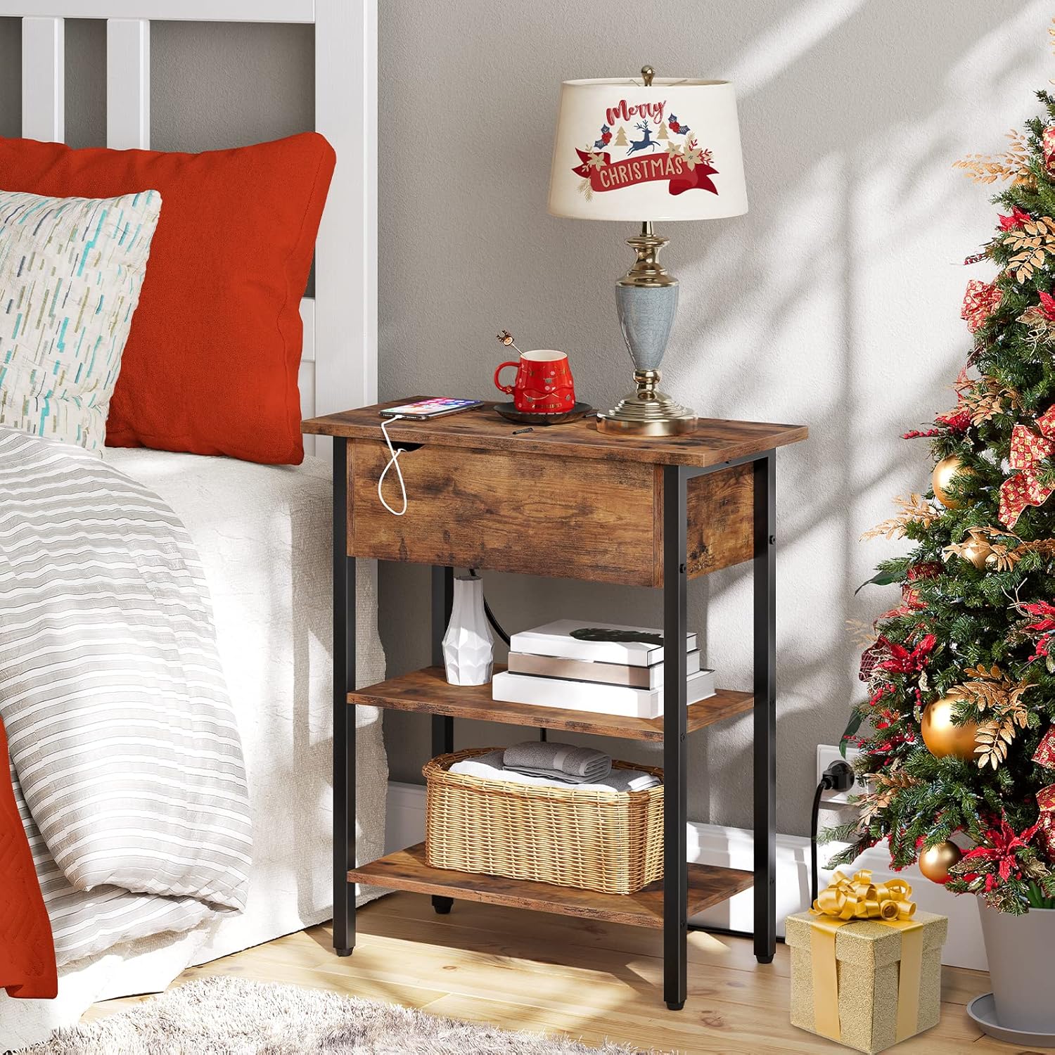 Hoobro Tavolino da Divano con Piano a Ribalta - immagine 2