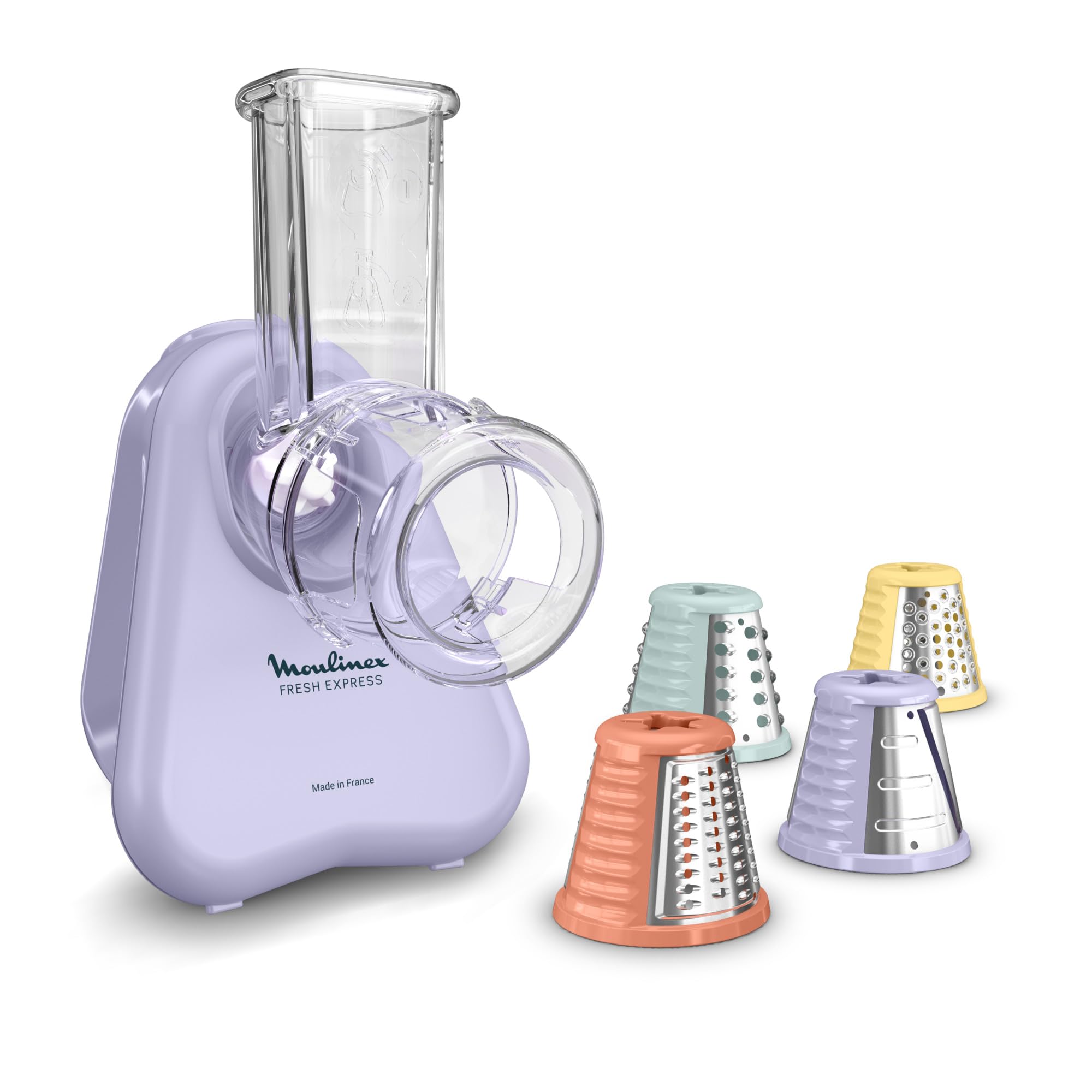 Moulinex Fresh Express - Tritaverdure Elettrico 4 in 1, Lilla