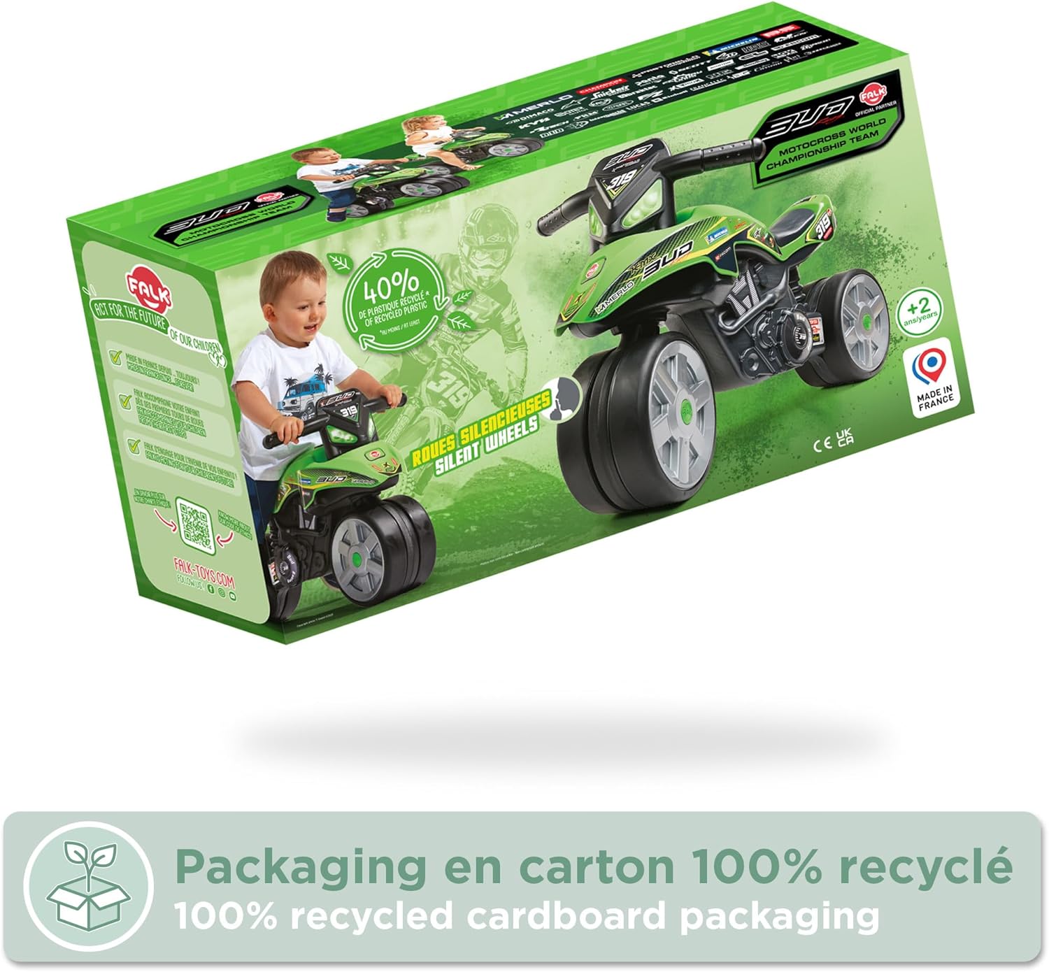 Falk - Draisienne Moto Bud Racing Verde - immagine 6