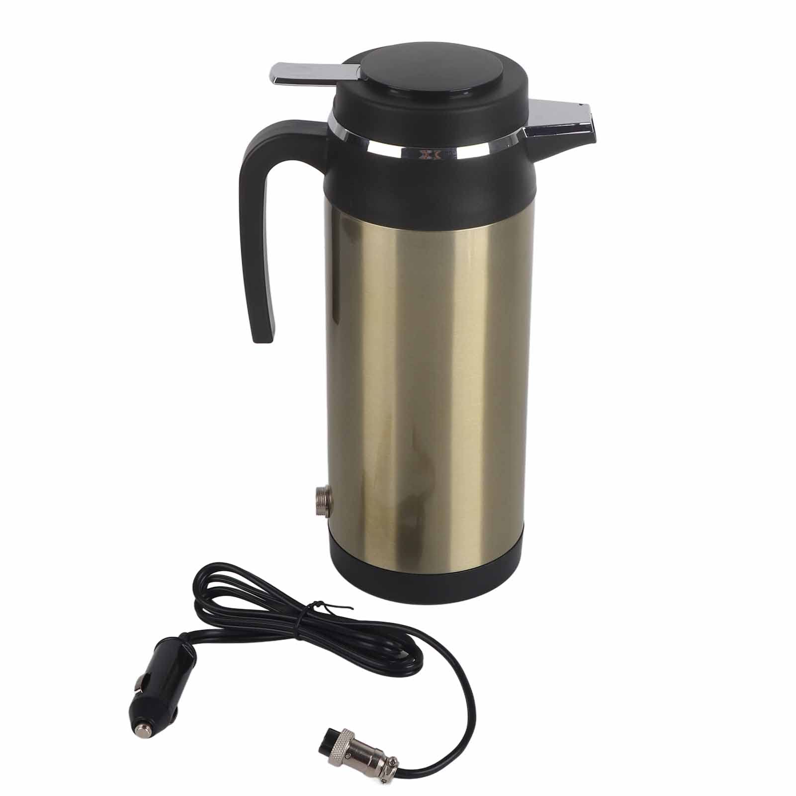 Keenso Bollitore per Auto 1200ML 12V/24V Acciaio Inox