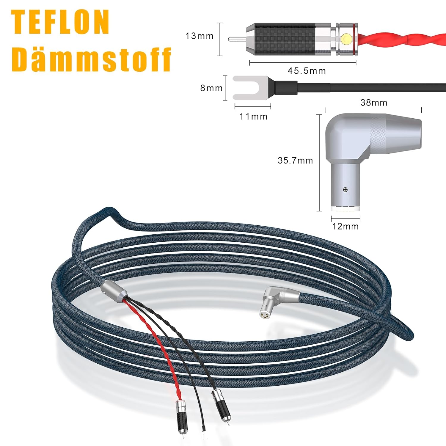 Monosaudio Cavo Giradischi High End 1m OFC - immagine 6