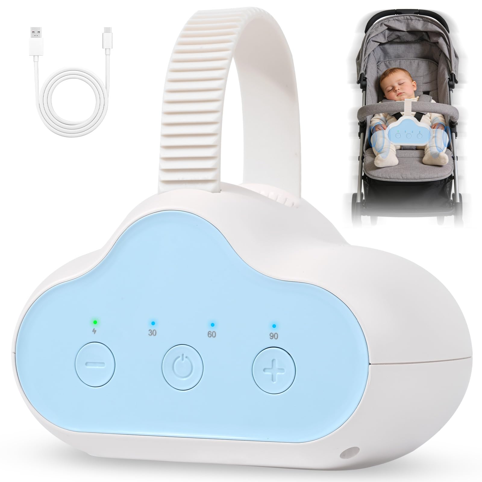 Dondola Passeggino Elettrico Ricaricabile