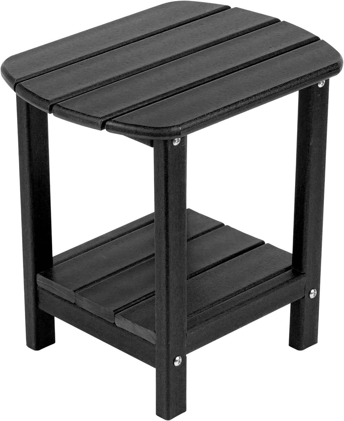 Nalone Tavolino Esterno Stile Adirondack, Nero