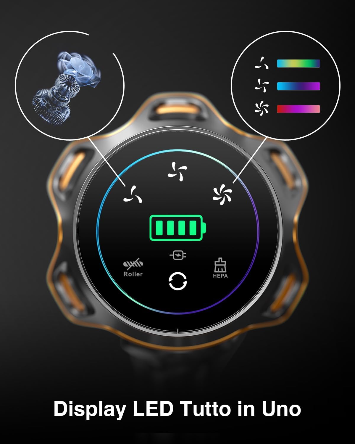 Aspirapolvere Senza Fili 45KPa/550W/65Min - immagine 5