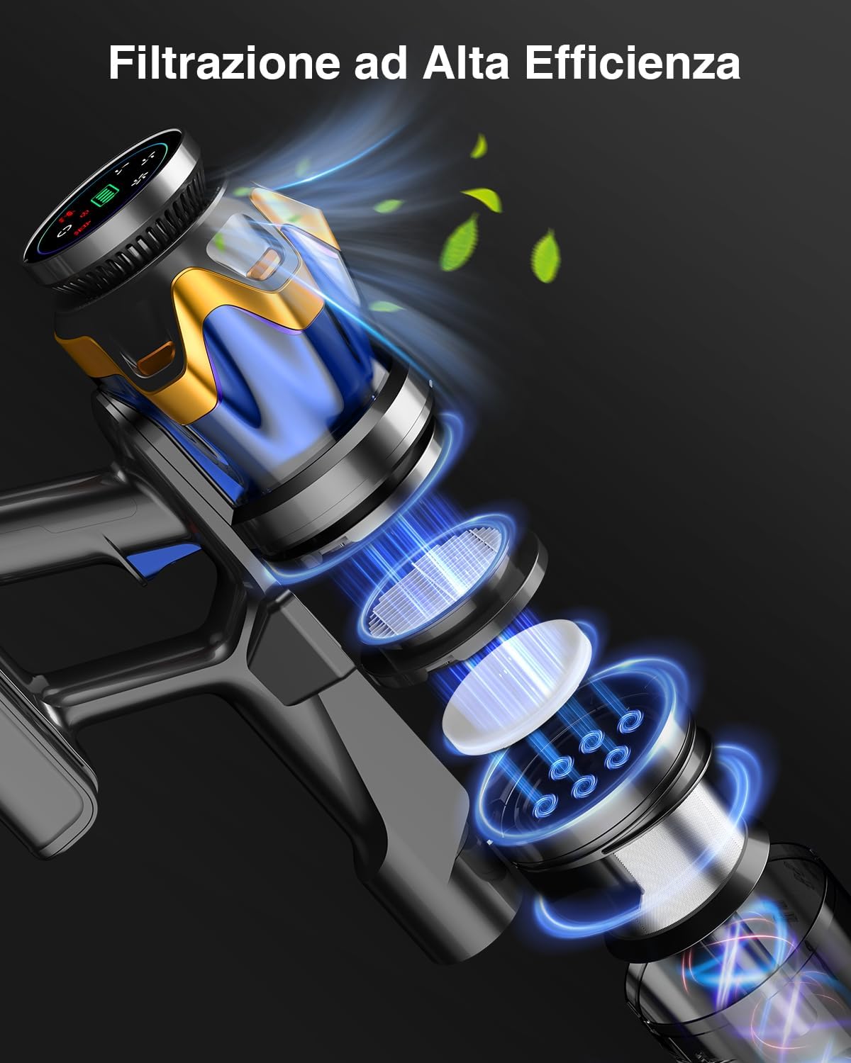 Aspirapolvere Senza Fili 45KPa/550W/65Min - immagine 7