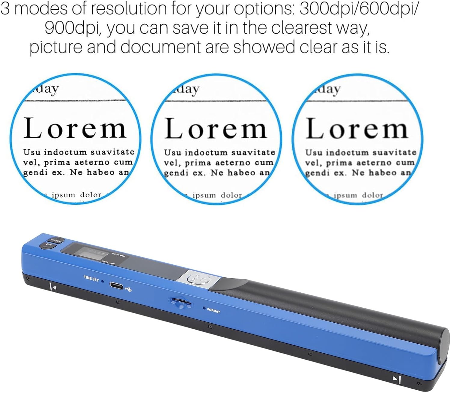 Brrnoo Scanner Portatile per Documenti e Foto - immagine 3