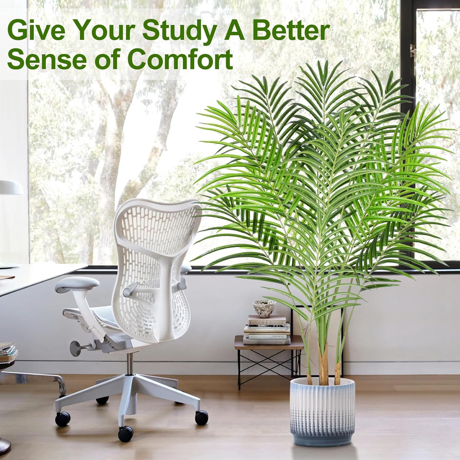 Keeplush Pianta Finta Palma 120cm da Interno/Esterno - immagine 6