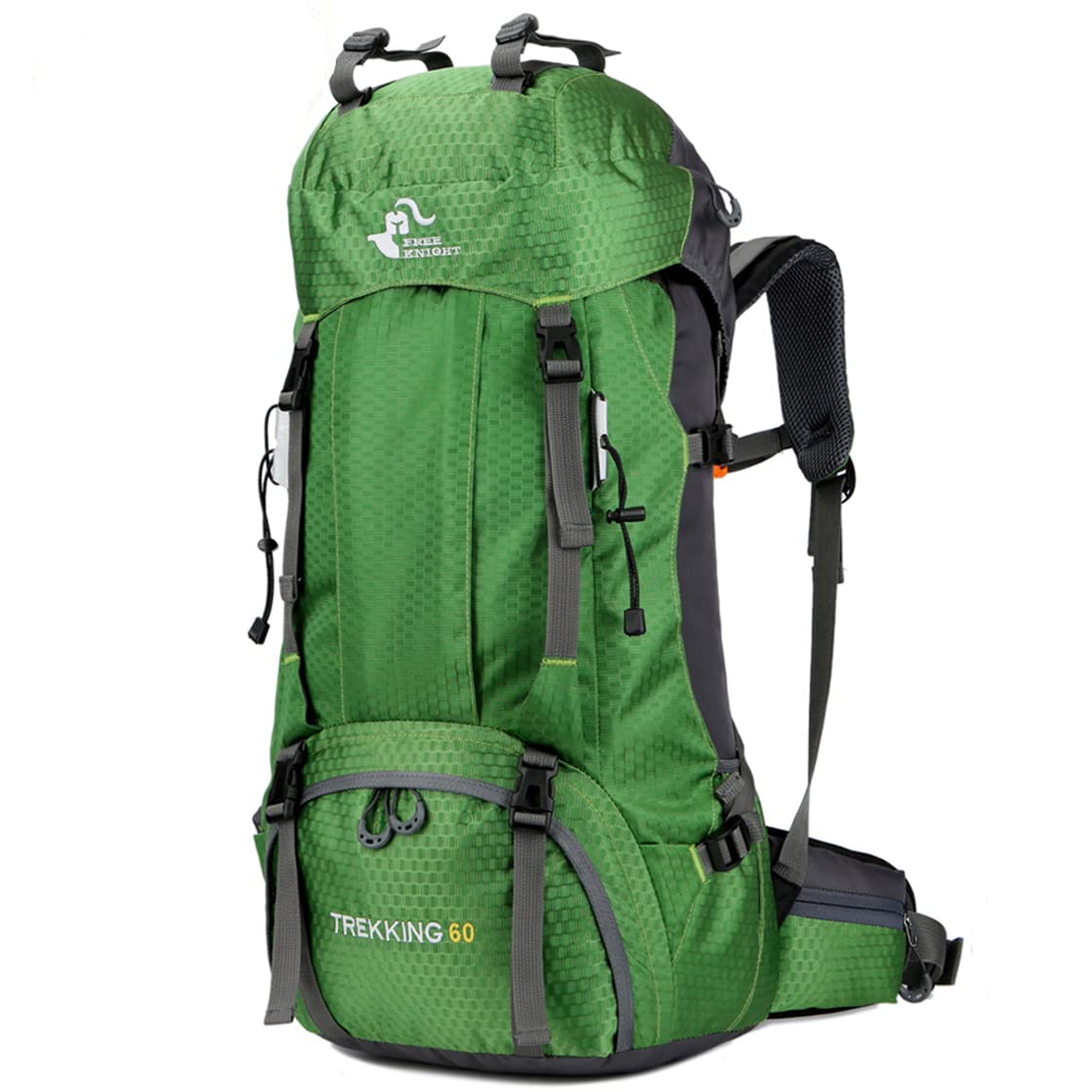 Bseash Zaino Trekking Impermeabile 60L con Copertura
