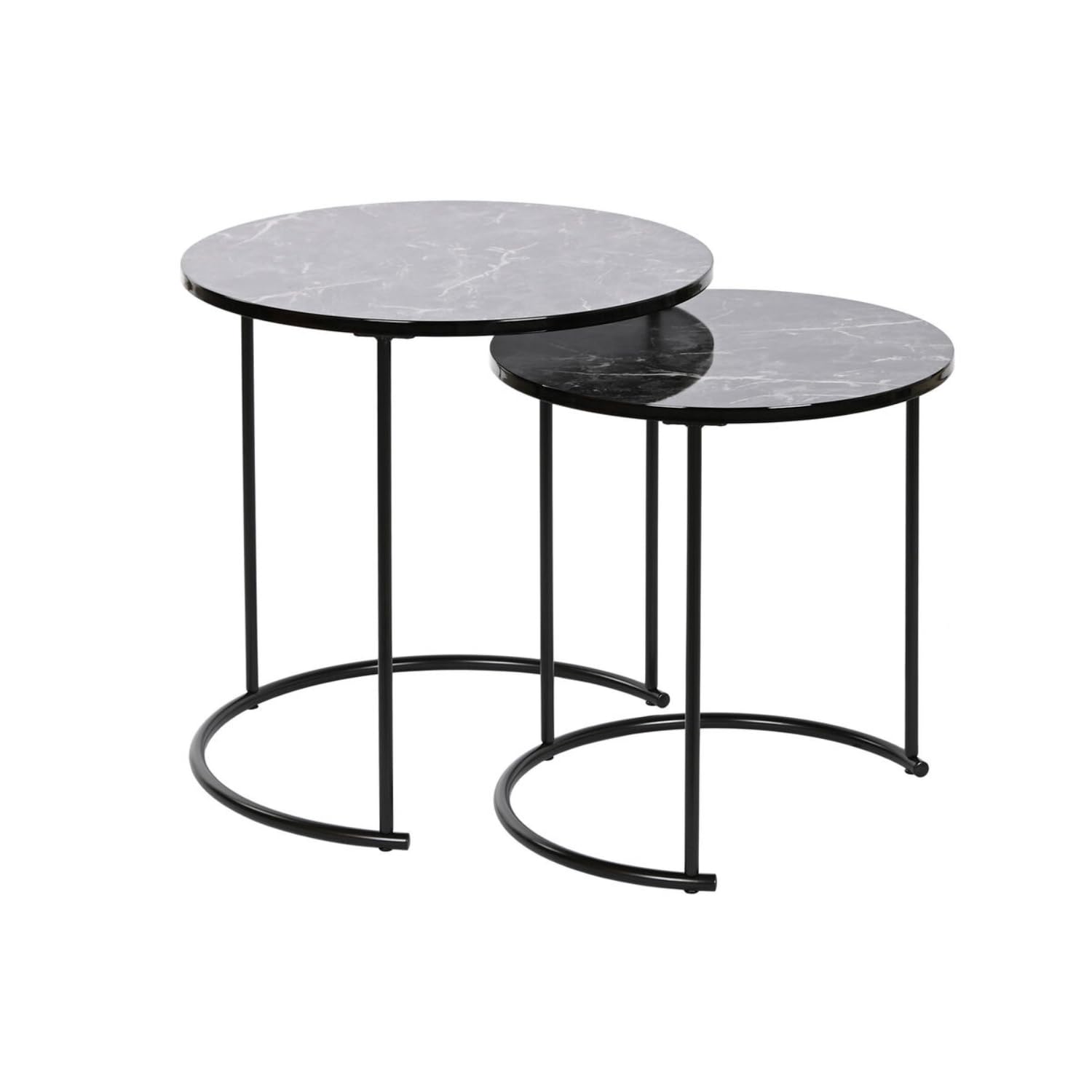 DKD Home Decor Set di 2 tavoli, standard