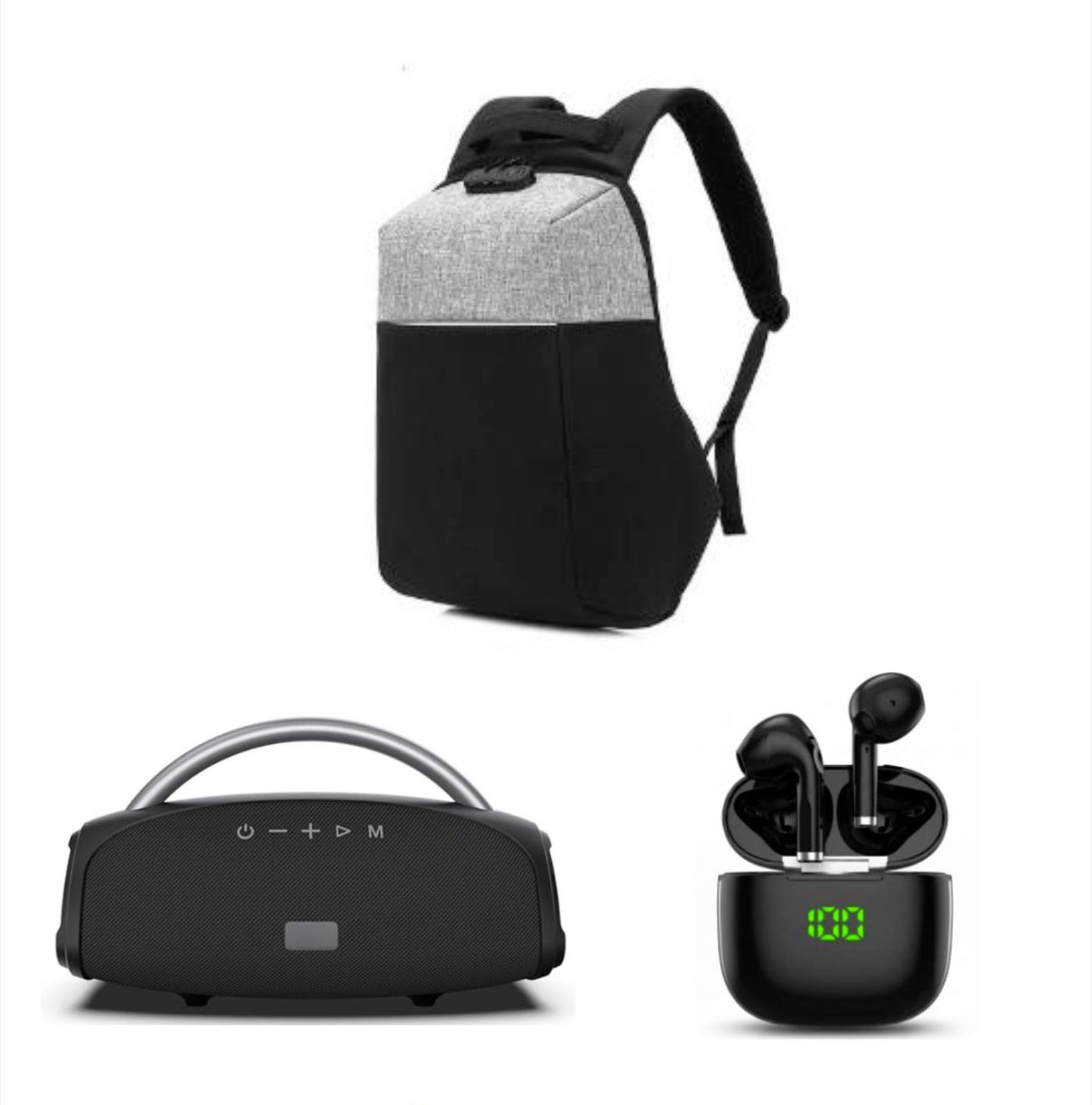 Blaupunkt Easy Outdoor Trio - Altoparlante, Zaino, Auricolari