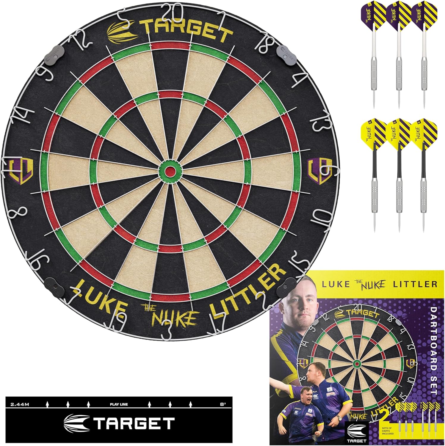 Target Darts Player Dartboard Set - Player Edition - immagine 1