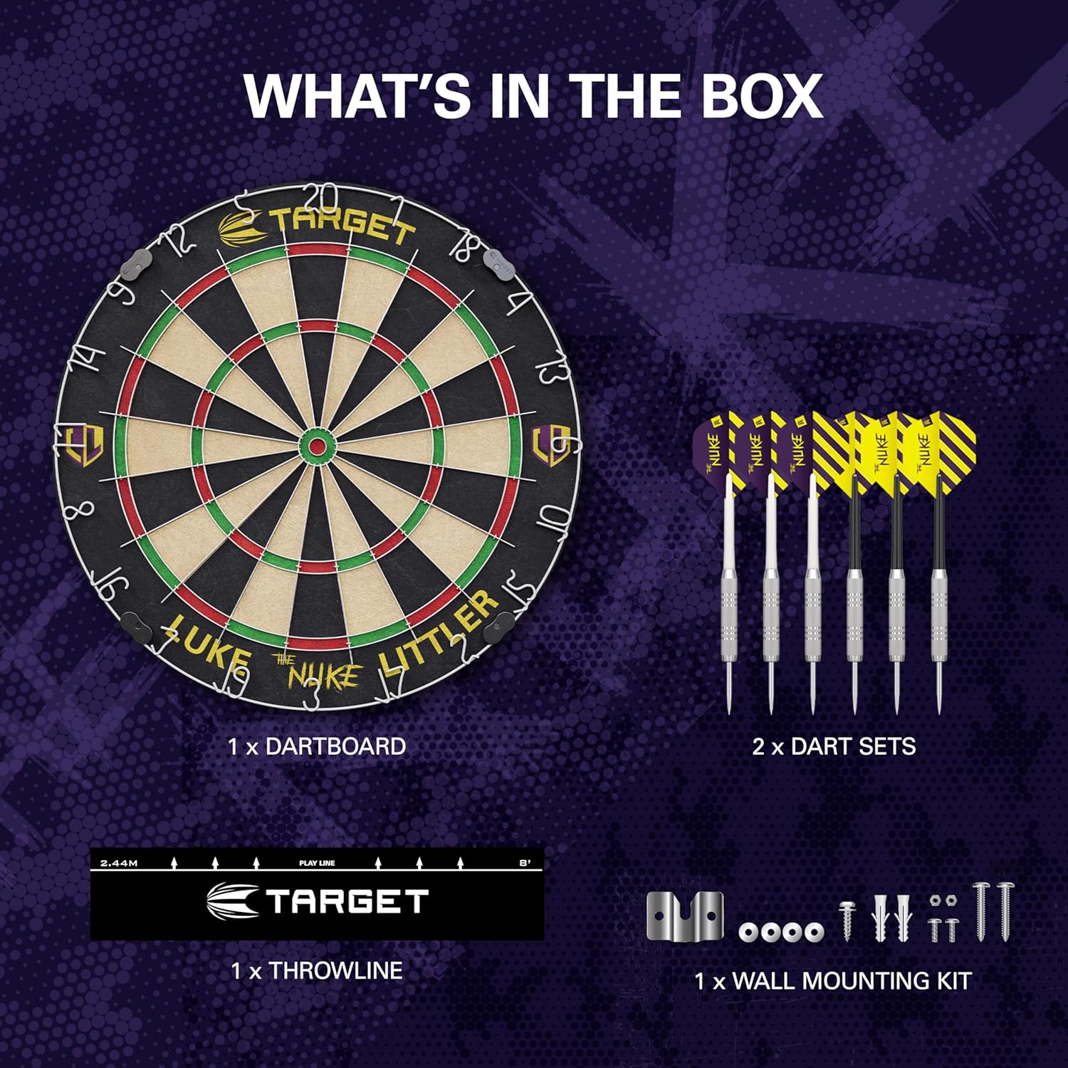 Target Darts Player Dartboard Set - Player Edition - immagine 5