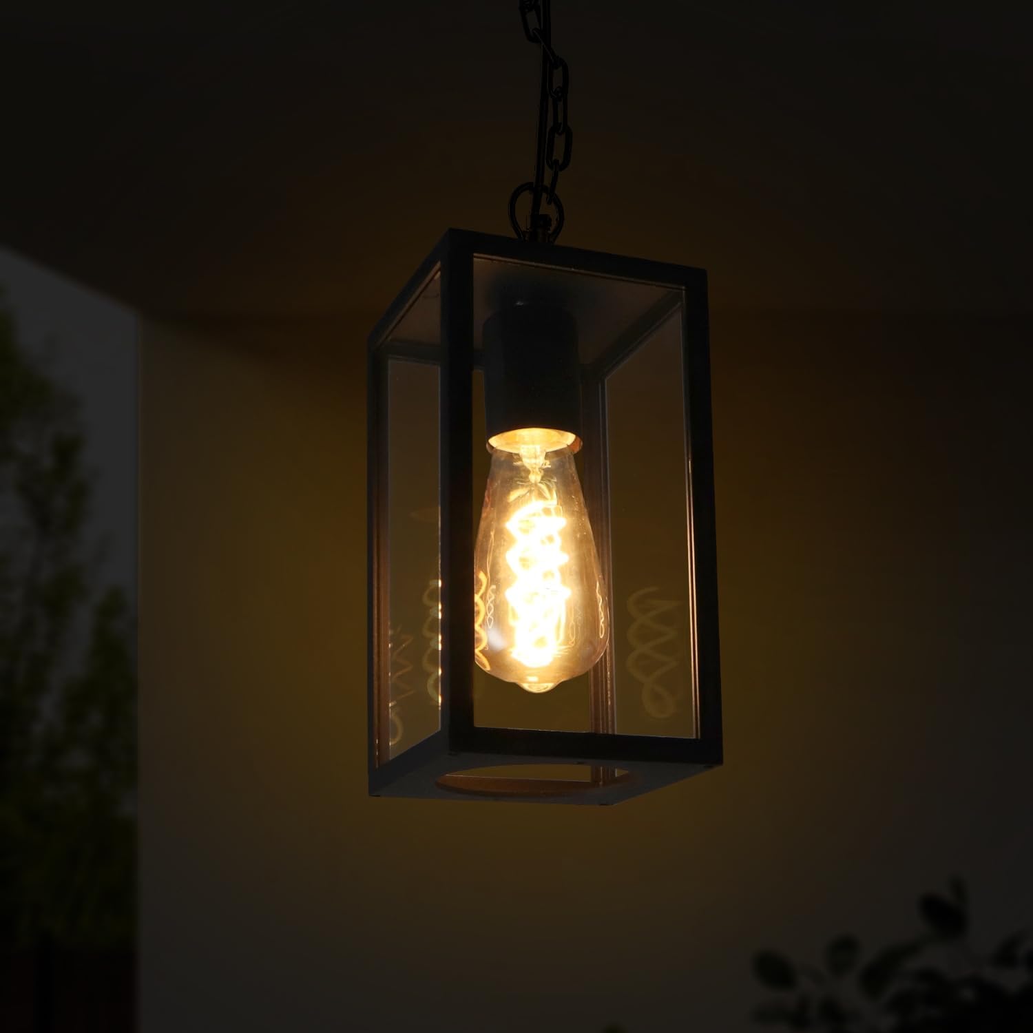 M Ledme - Plafoniera LED Esterno Ducte E27, Nera - immagine 3