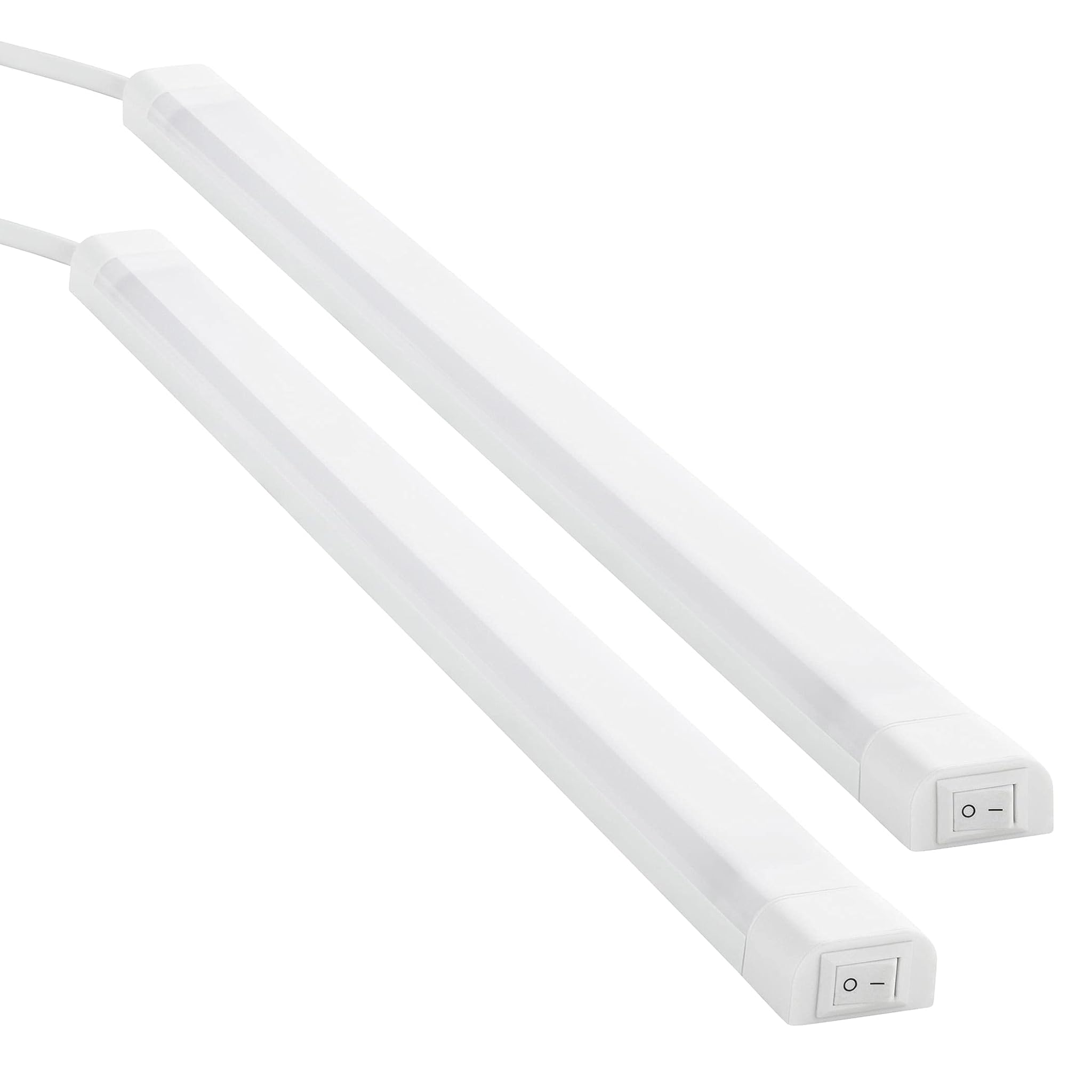 Sebson® LED Sottopensile con Interruttore e Prese (2 pz)