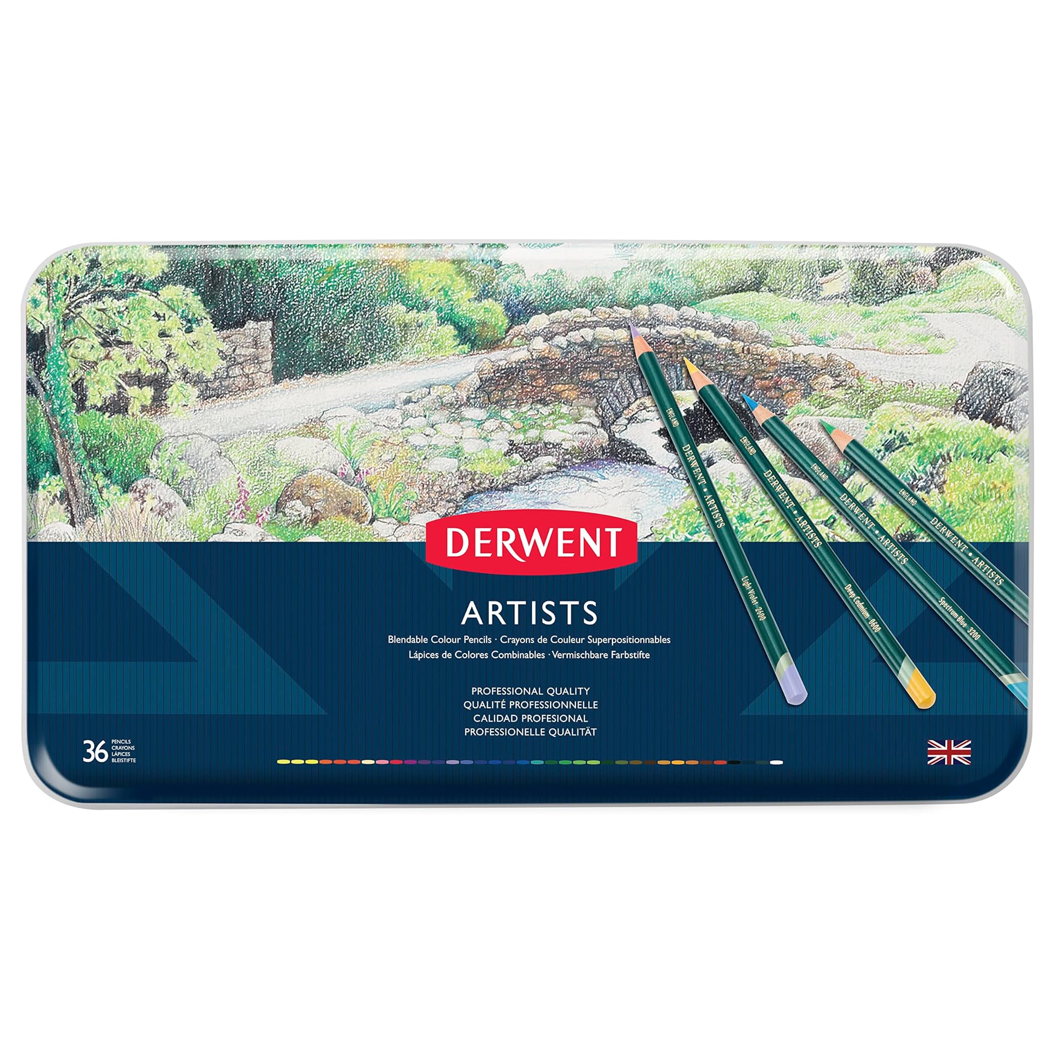 Derwent Artists Set 36 Matite Colorate Professionali