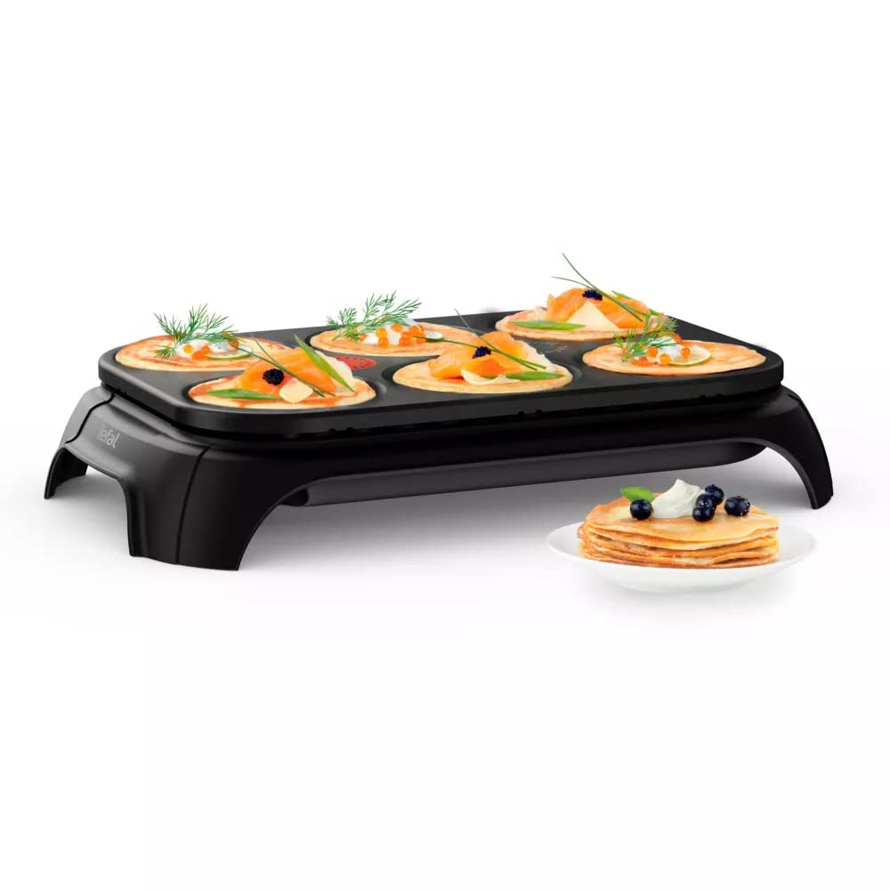 Crêpière électrique Tefal Eco Crep'Party PY55E810 1000 W Noir