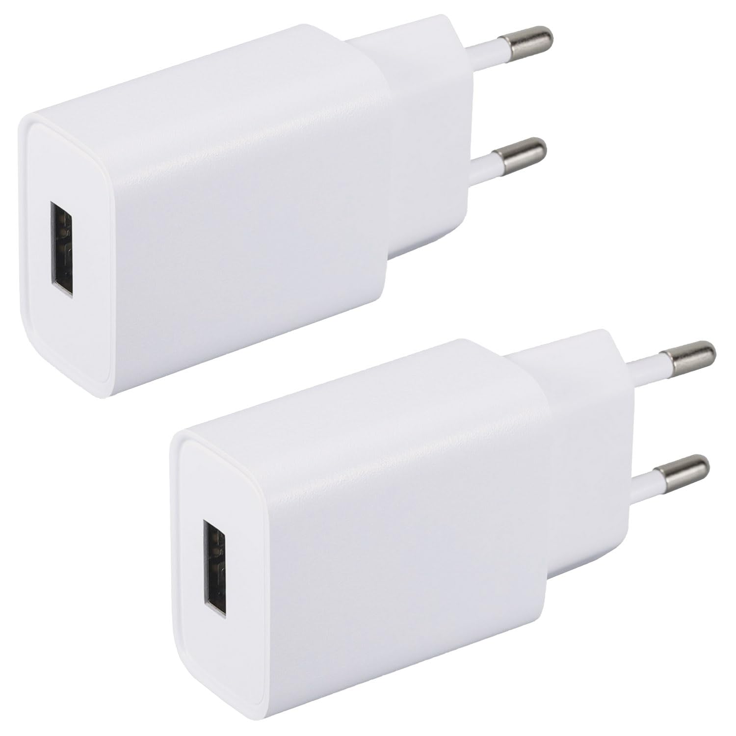 Caricabatterie USB 5V/2A (2 pezzi)