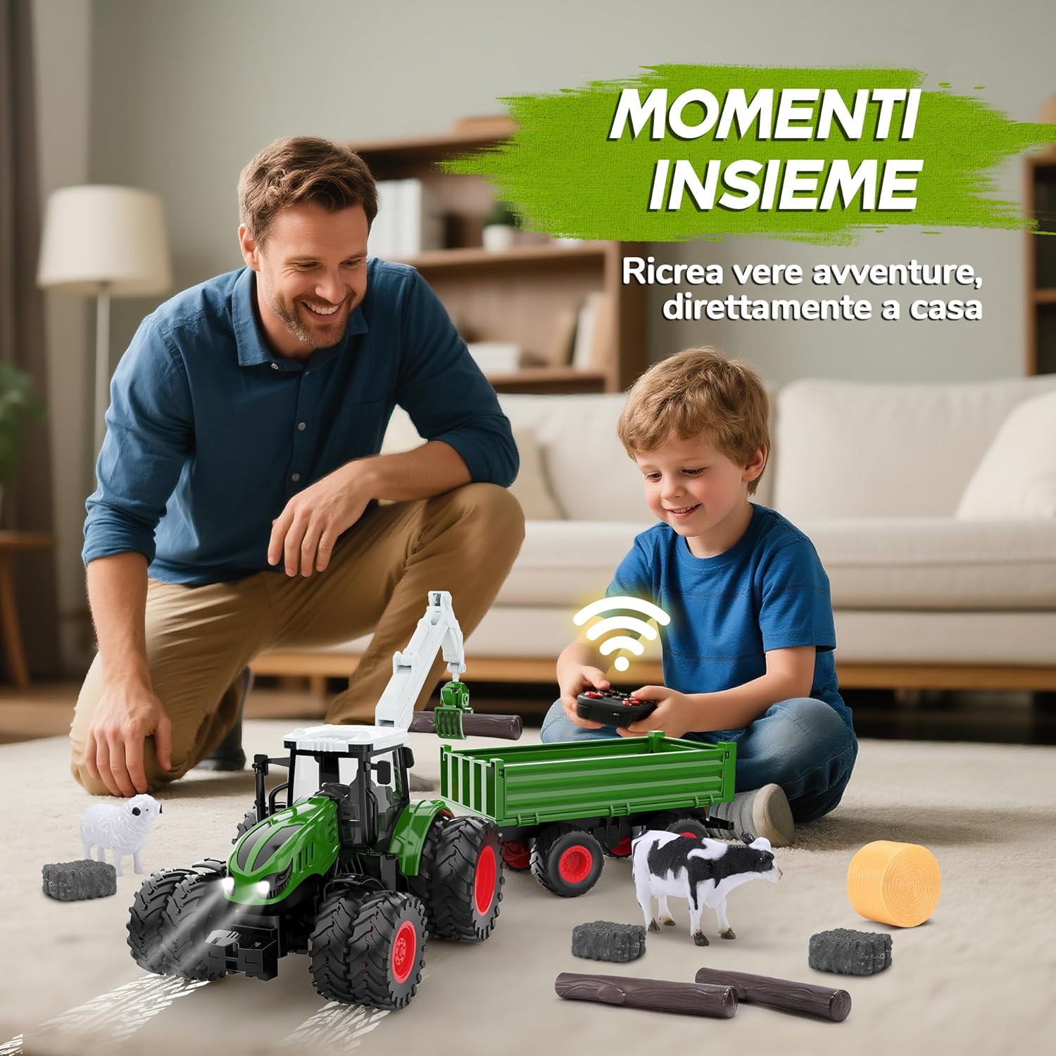 HappyGoLucky Trattore Telecomandato 2.4GHz 1:16 - immagine 4