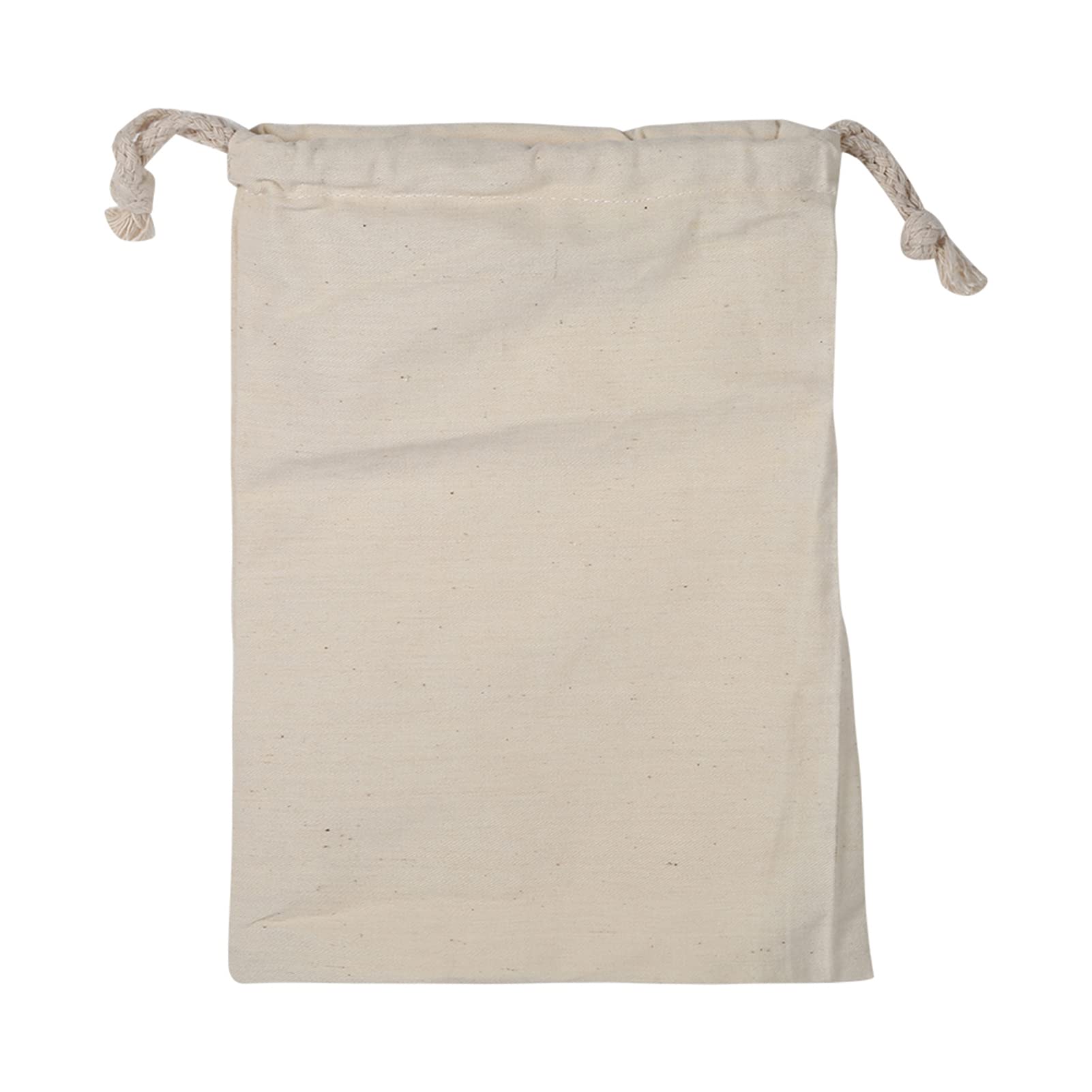 Tyenaza Borsa di Stoffa di Cotone Con Cordoncino, Traspirante e Antipolvere - Per Casa, Viaggio, Vestiti Sporchi (15 * 20cm)