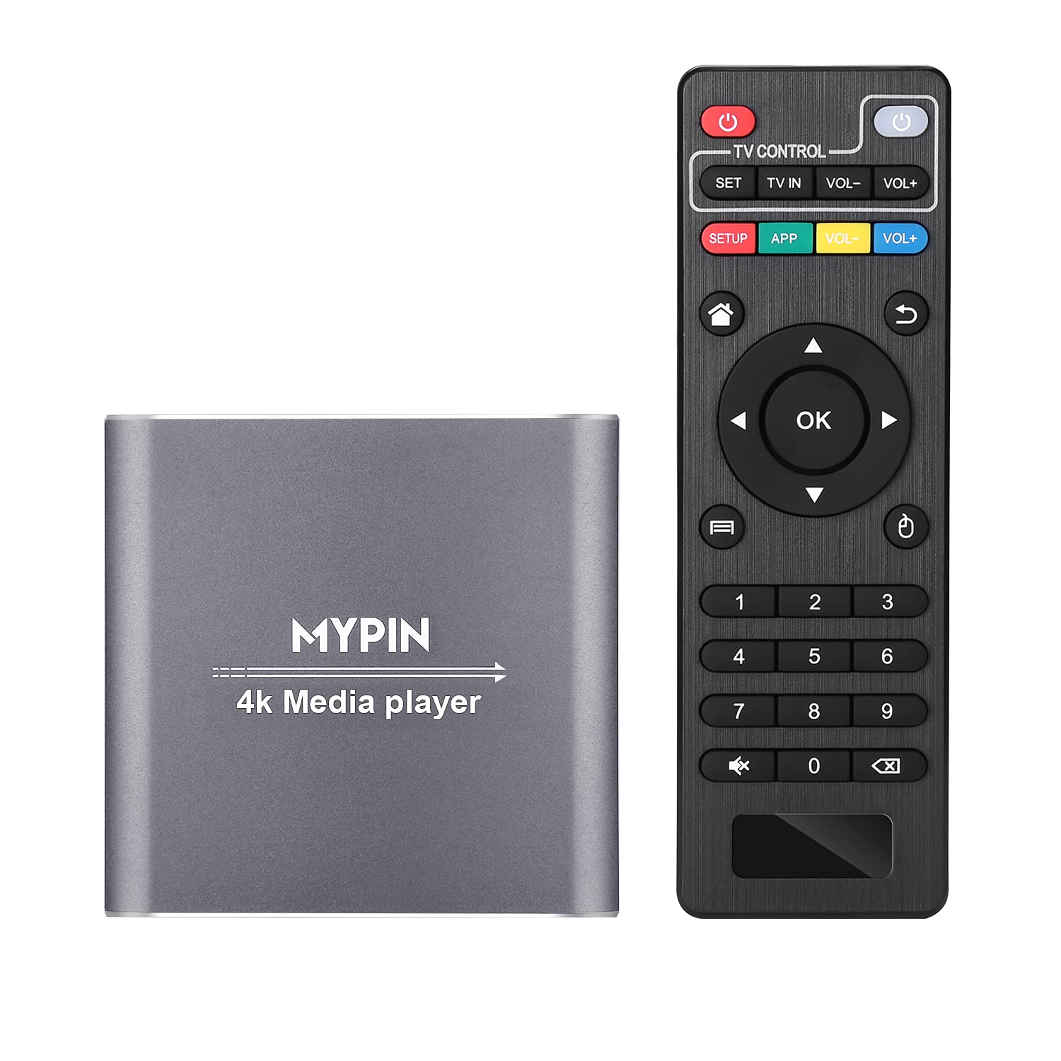 Mypin Lettore Multimediale 4K HD