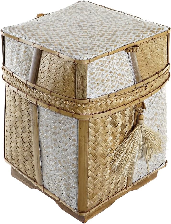 CESTA SET 3 BAMBU 33X33X40 NATURAL - immagine 3