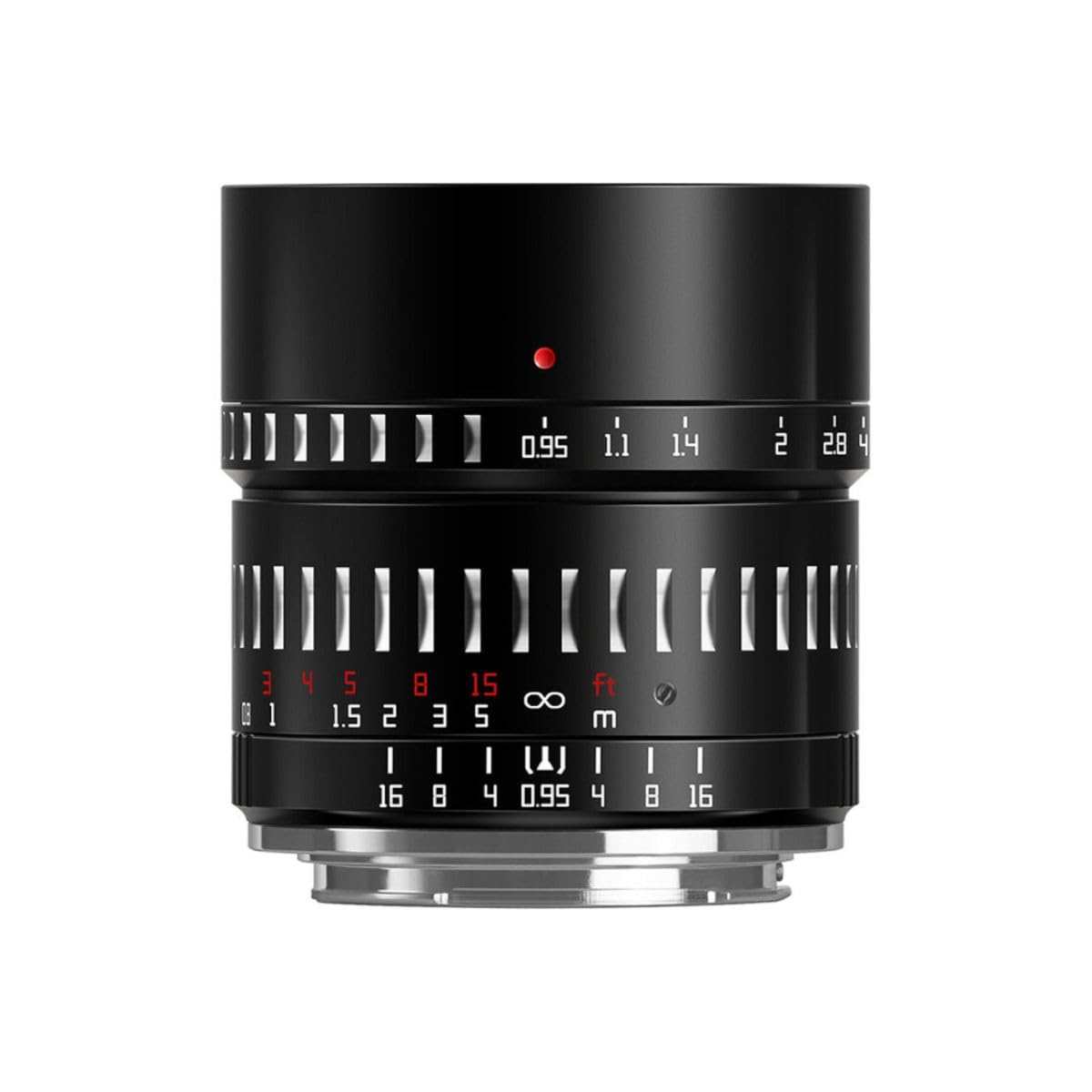 Ttartisan APS-C - Obiettivo 50mm F/0.95 per Sony E, Argento