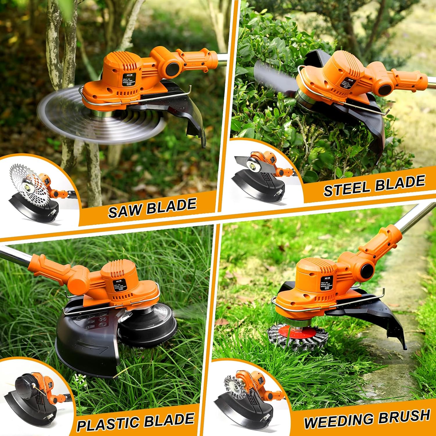 Decespugliatore a Batteria Brushless 21V con 2 Batterie - immagine 2