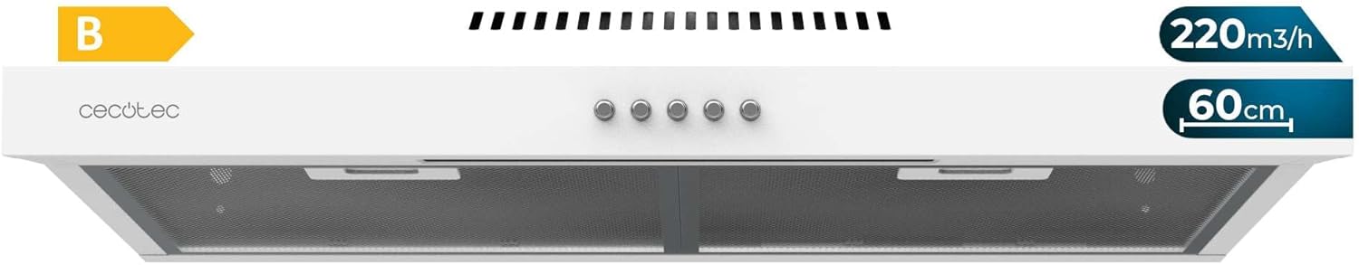 Cecotec Cappa Aspirante Bolero Flux CM 602200 Inox B - immagine 1