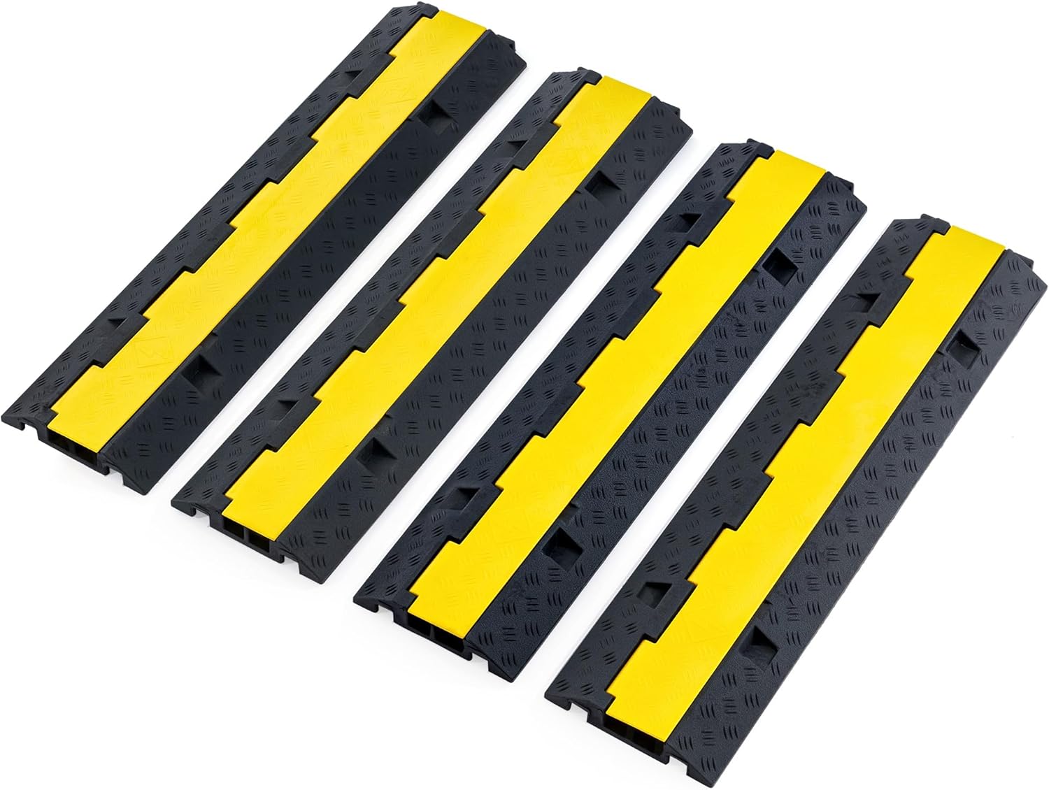 Creworks 4 Pezzi Passacavo a Pavimento in Gomma 5T - immagine 1