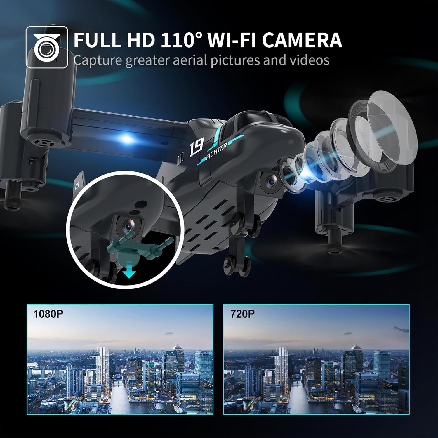 Obest Elicottero Telecomandato con Telecamera 1080P - immagine 2