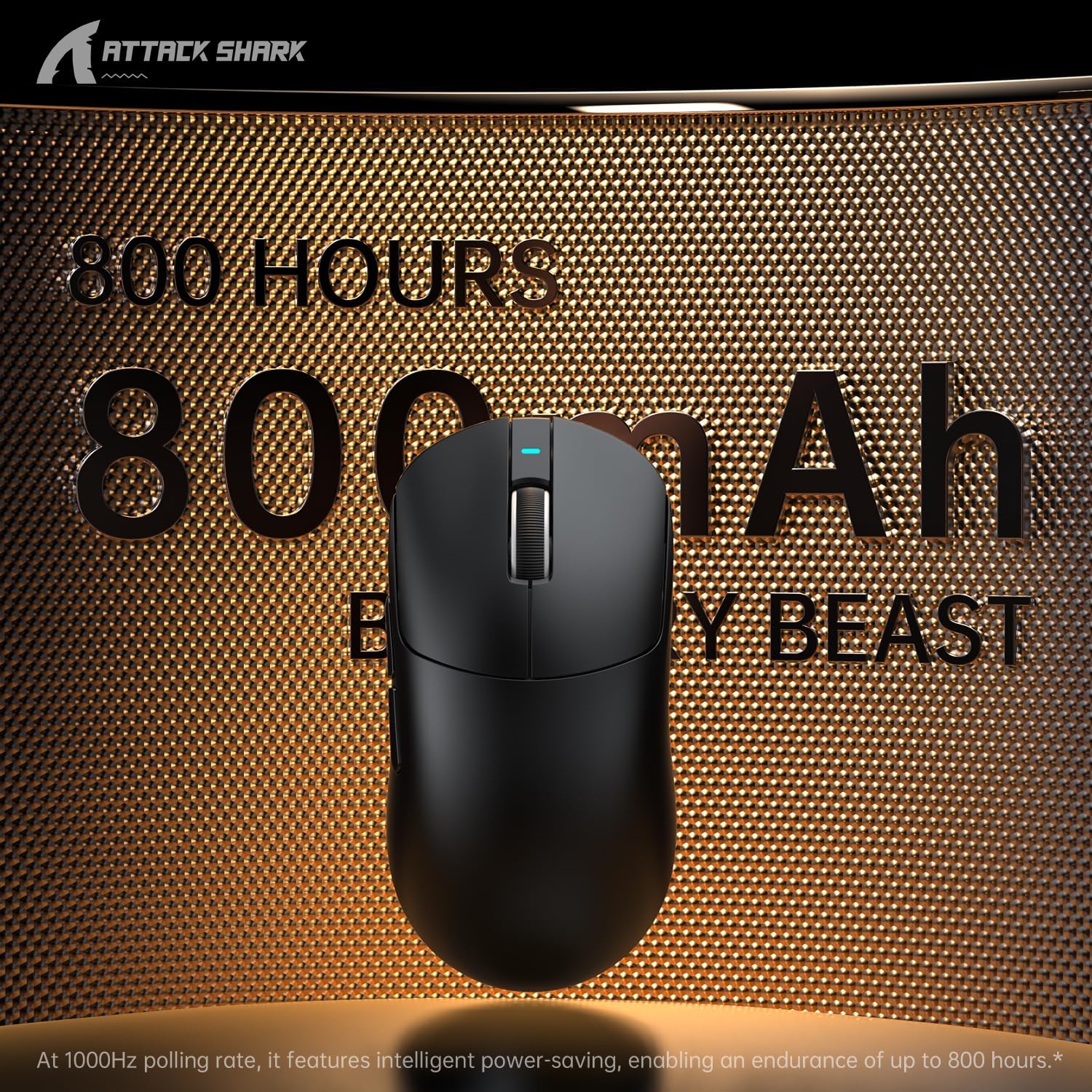 Attack Shark X8 Ultimate Mouse Gaming 65g 42000 DPI, Nero - immagine 3