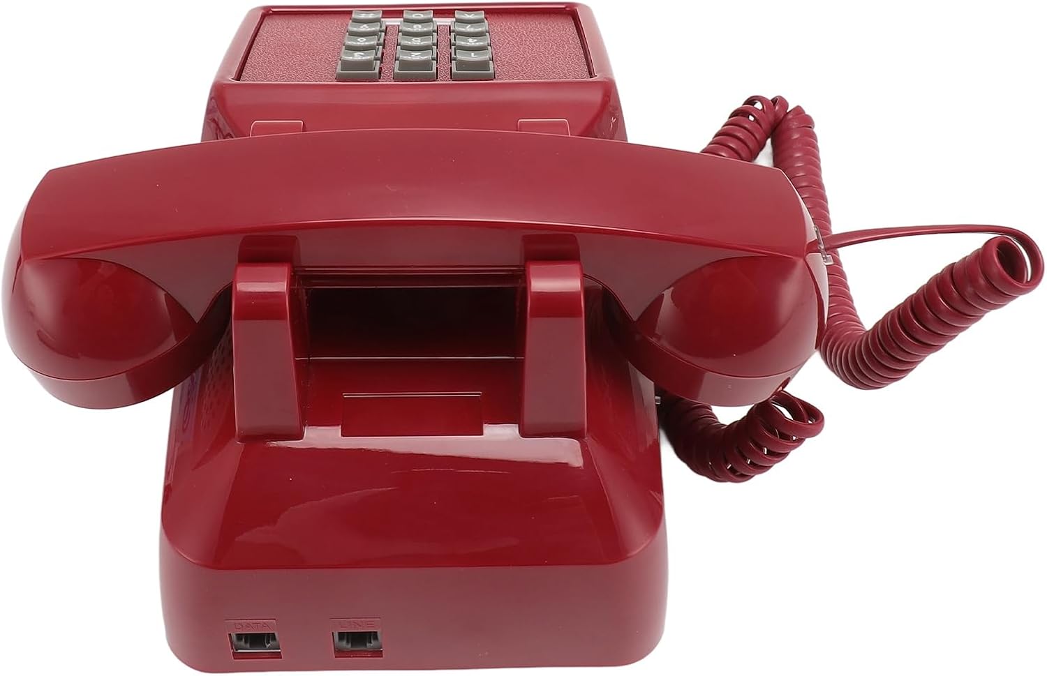 Telefono con Filo Vintage Classico, Rosso - immagine 6