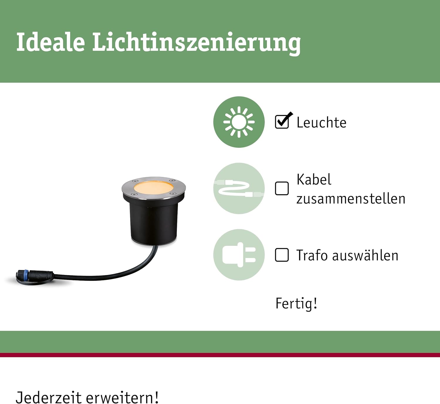 Paulmann 94716 Plug & Shine Faretto LED da Esterni - immagine 2