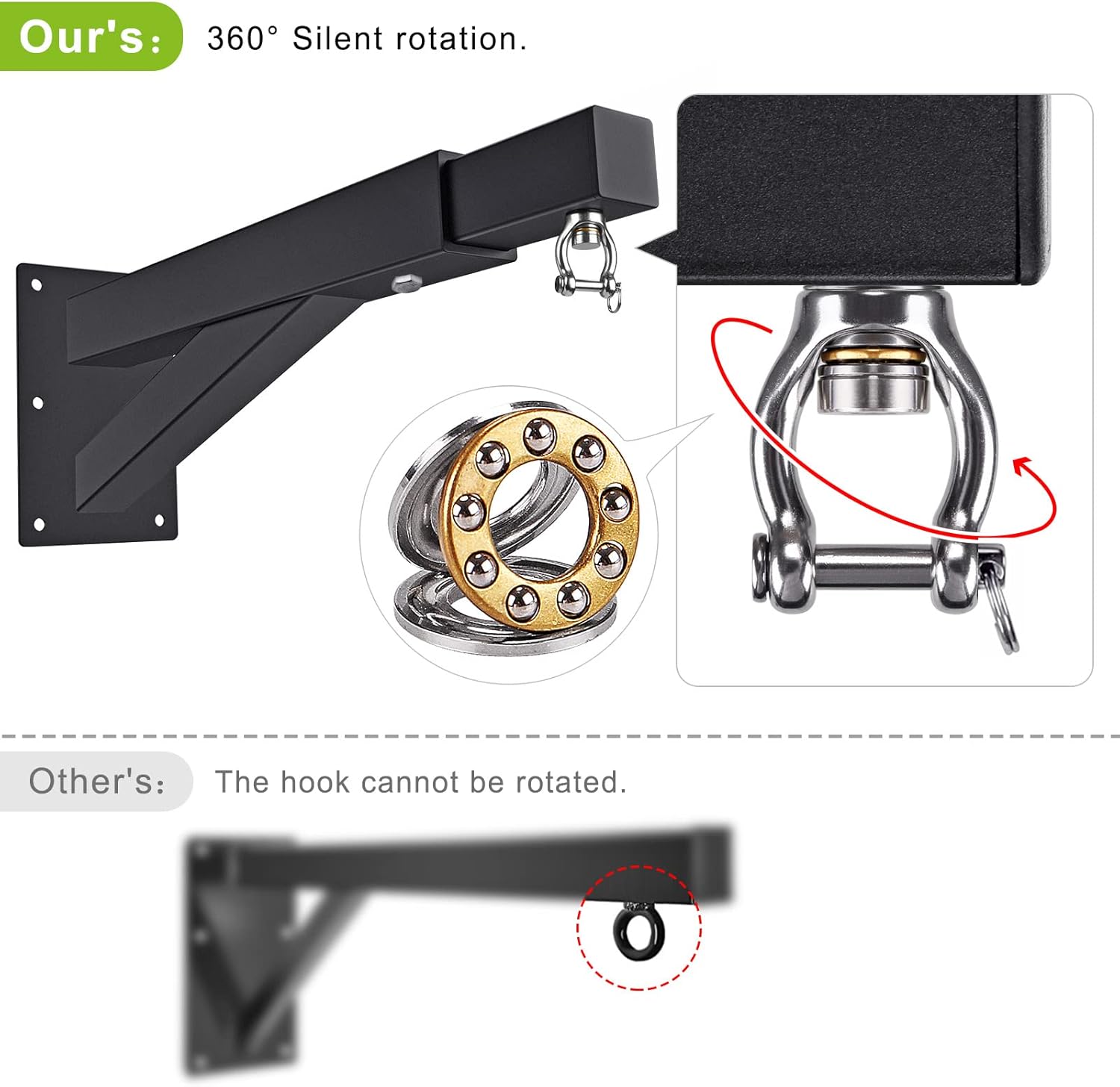 SELEWARE Staffa di Aggancio per Sacco da Boxe - immagine 4