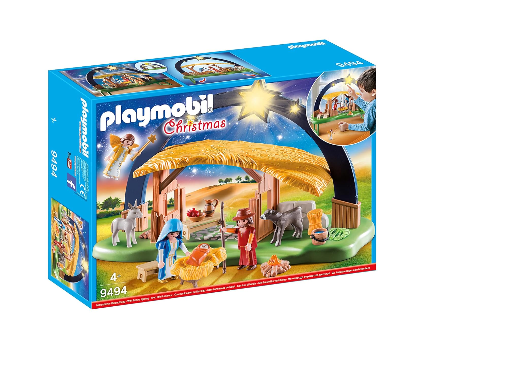 Playmobil 9494 - Presepe Illuminato, Multicolore