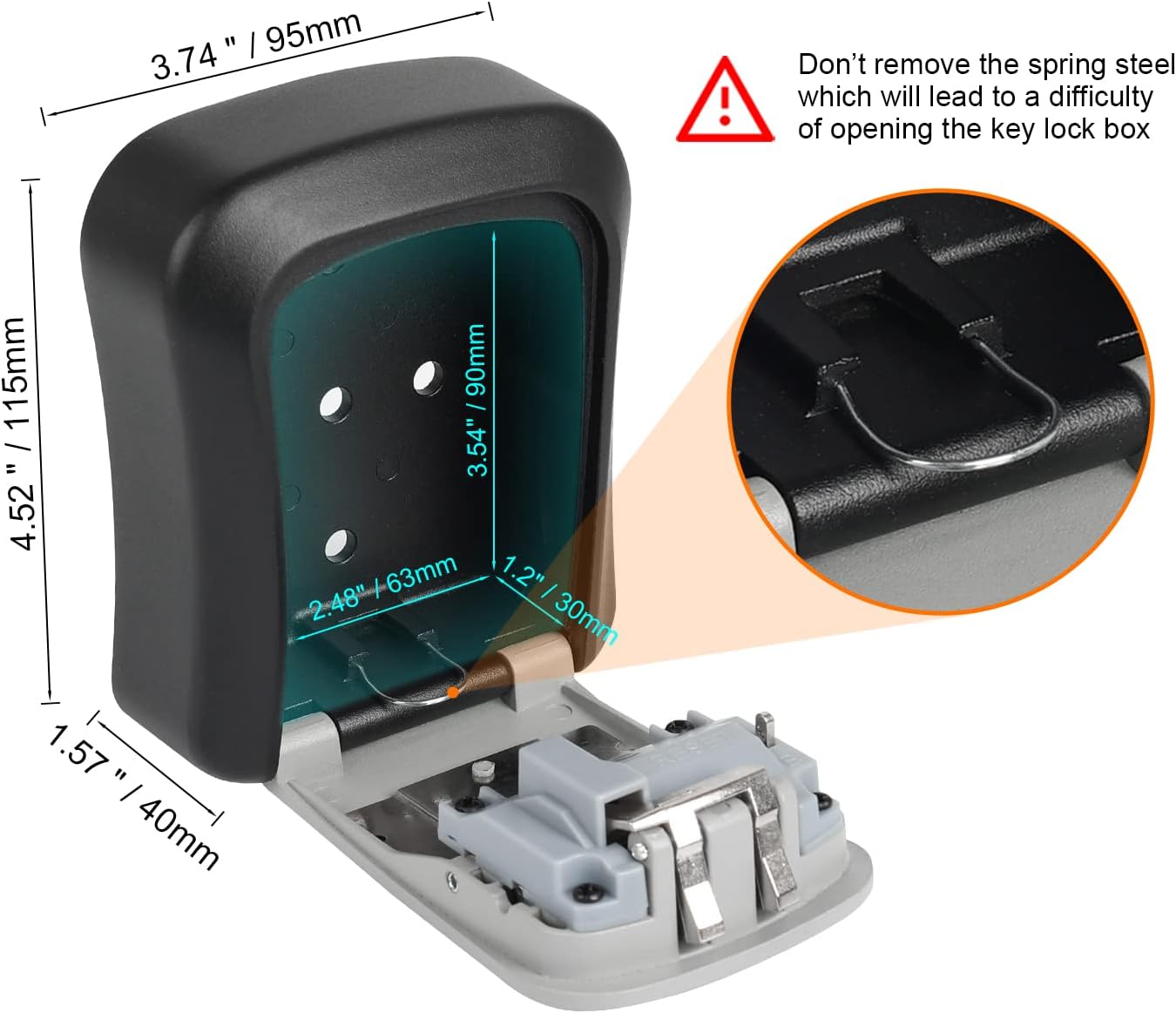 Grifema GA1003-1 Cassaforte per Chiavi a Parete - immagine 2