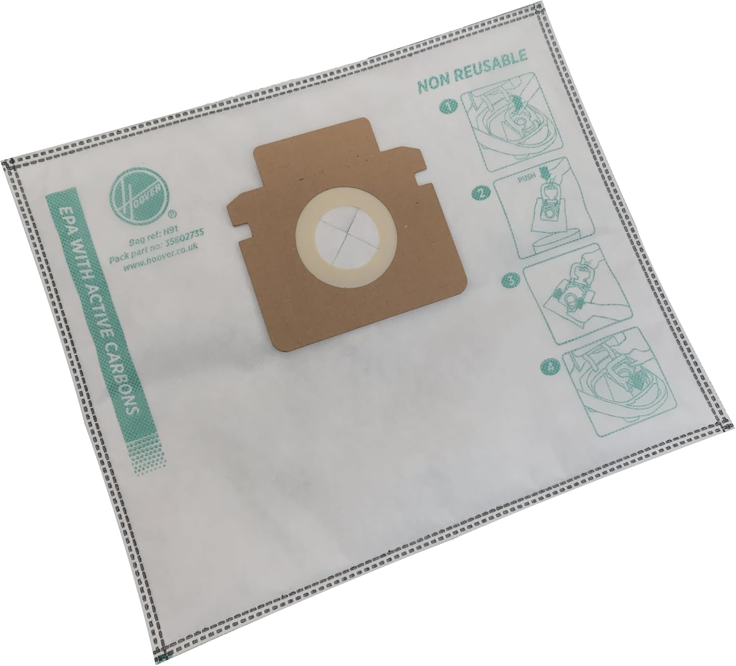 Sacchi Aspirapolvere Hoover H91 Originali - 4 Pezzi - immagine 2