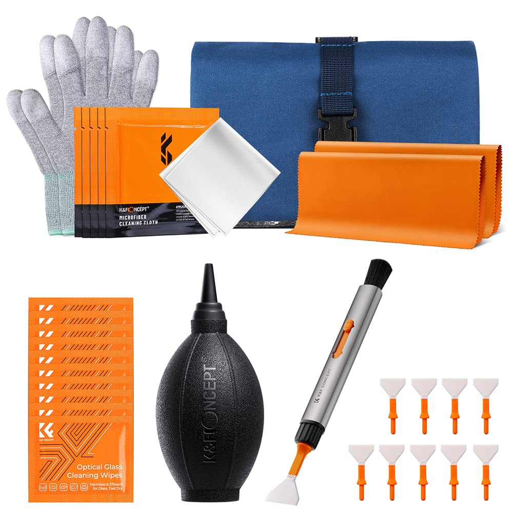 K&f Concept 32 in 1 Set di Pulizia per Lenti