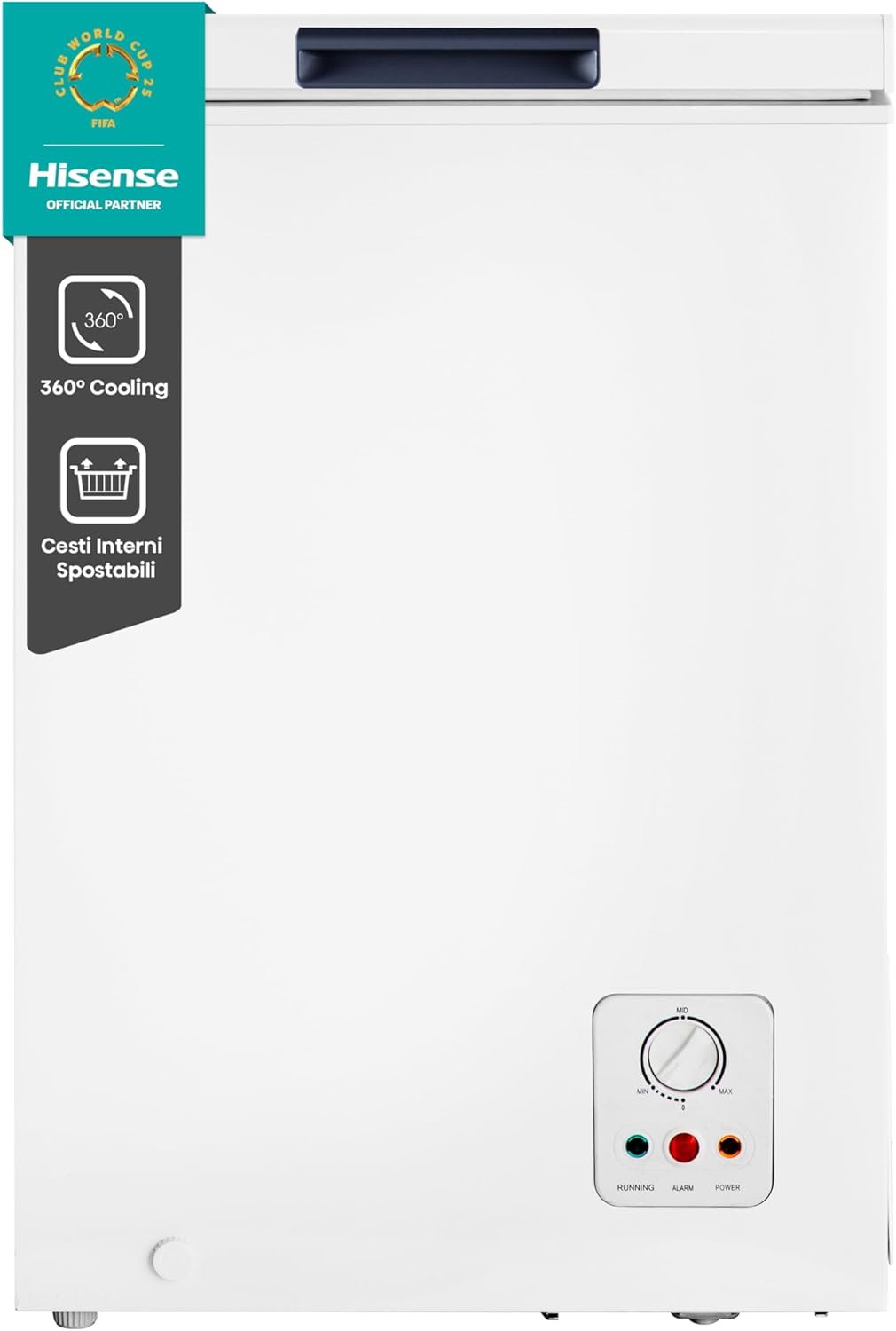 Hisense MCF95E - Congelatore a Pozzo 95 L, Bianco - immagine 1
