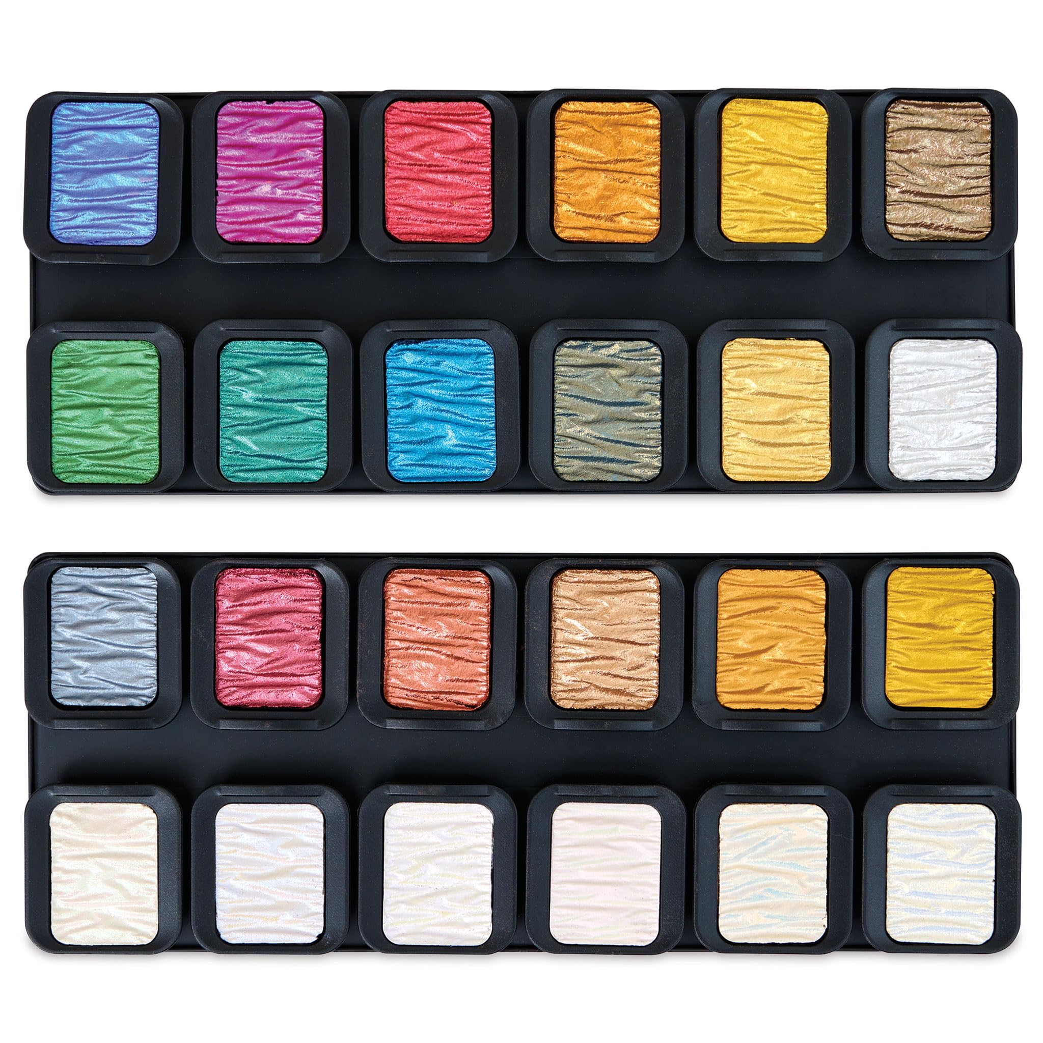 Premium set de acuarelas nacaradas | 24 colores (F7024)